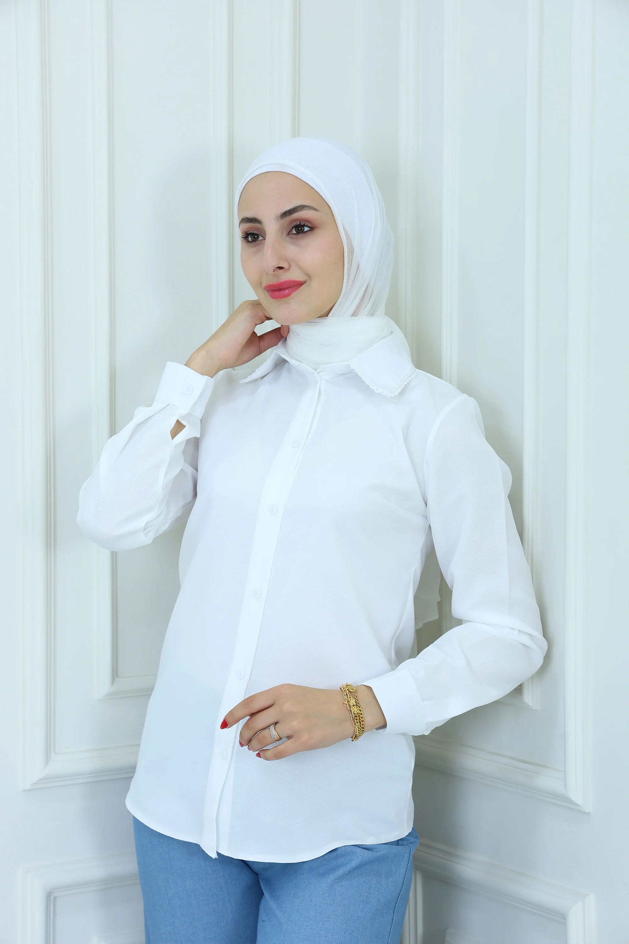 Basic Plain White Shirt