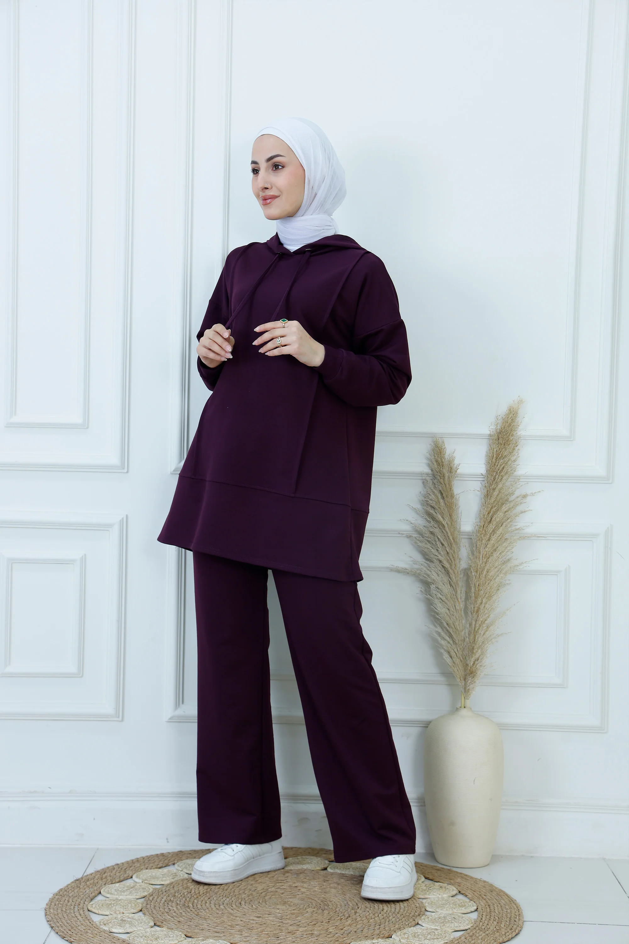 Modest Tunic Hoodie & Trouser Tracksuit