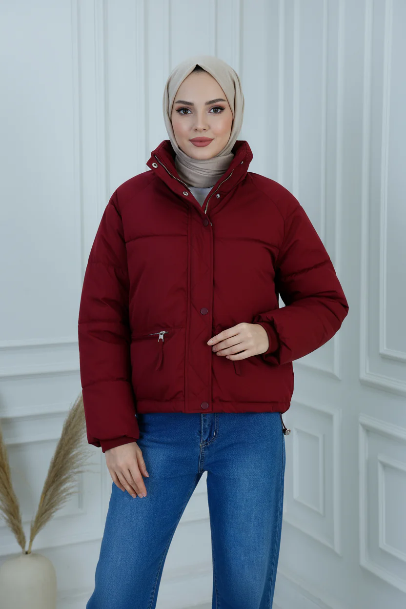 Women��s Short Puffer Jacket �C Winter Warmth Collection