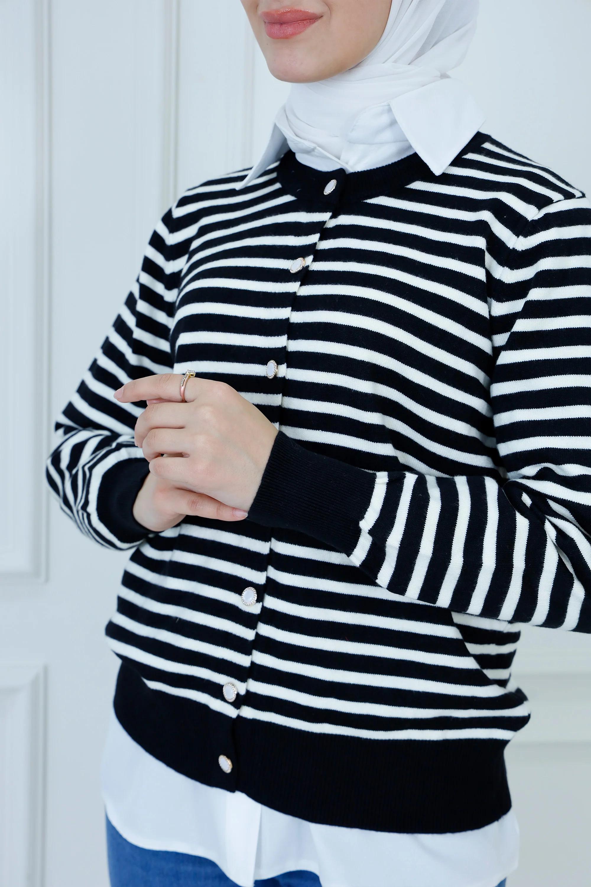 Classic Striped Knit sweater