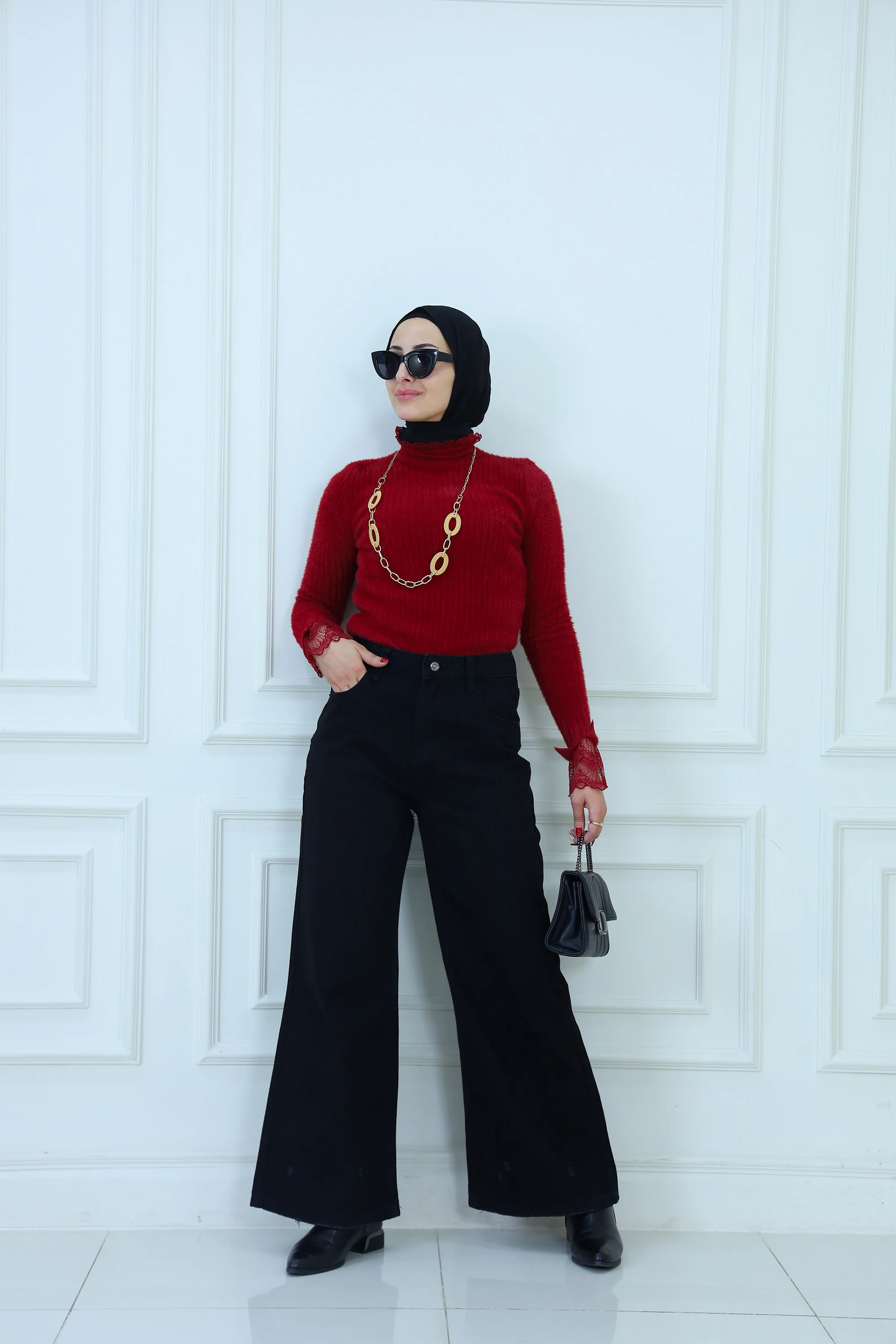 High-Waist Wide Leg Jeans for Women