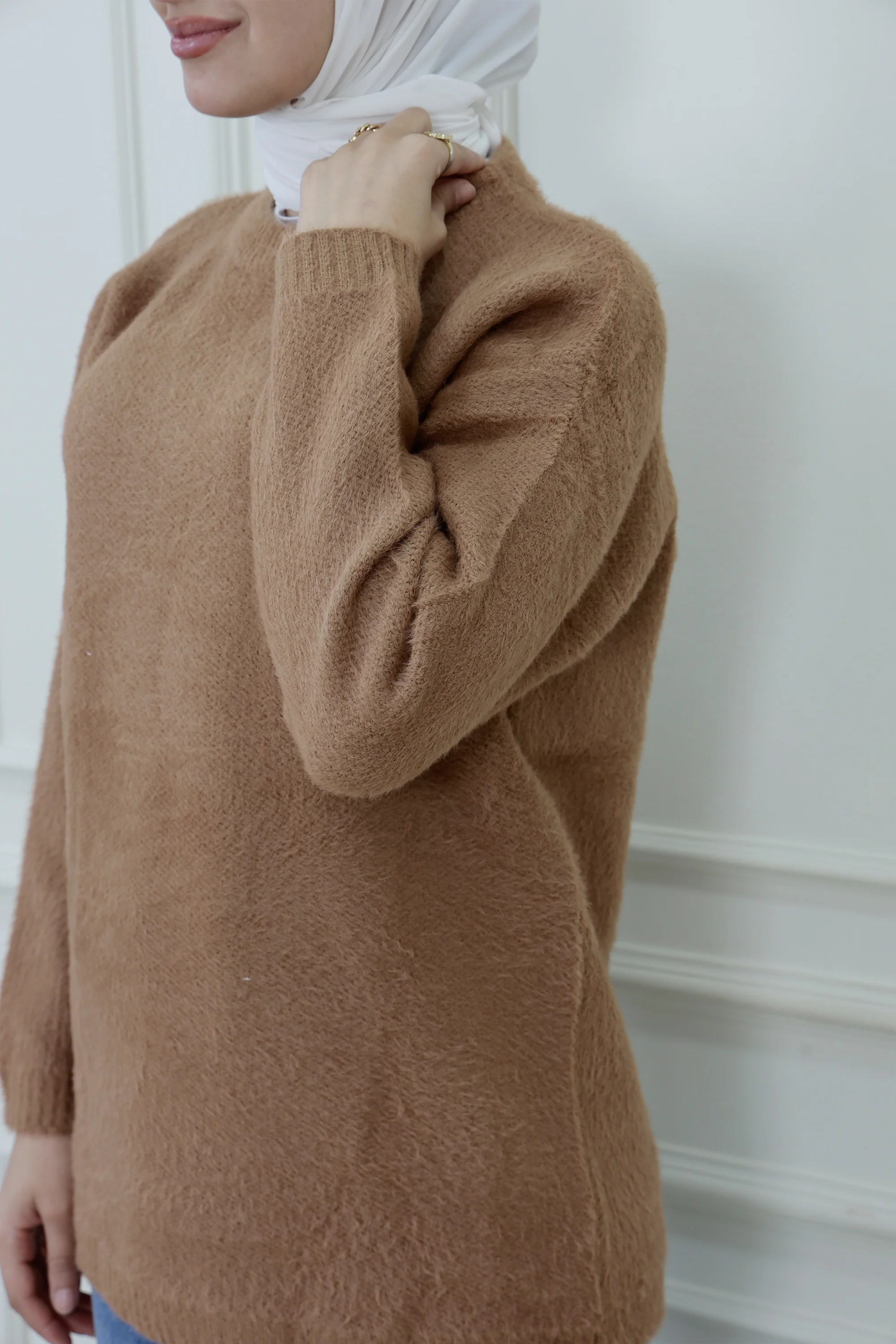 Women��s Textured Knit Sweater �C Crew Neck