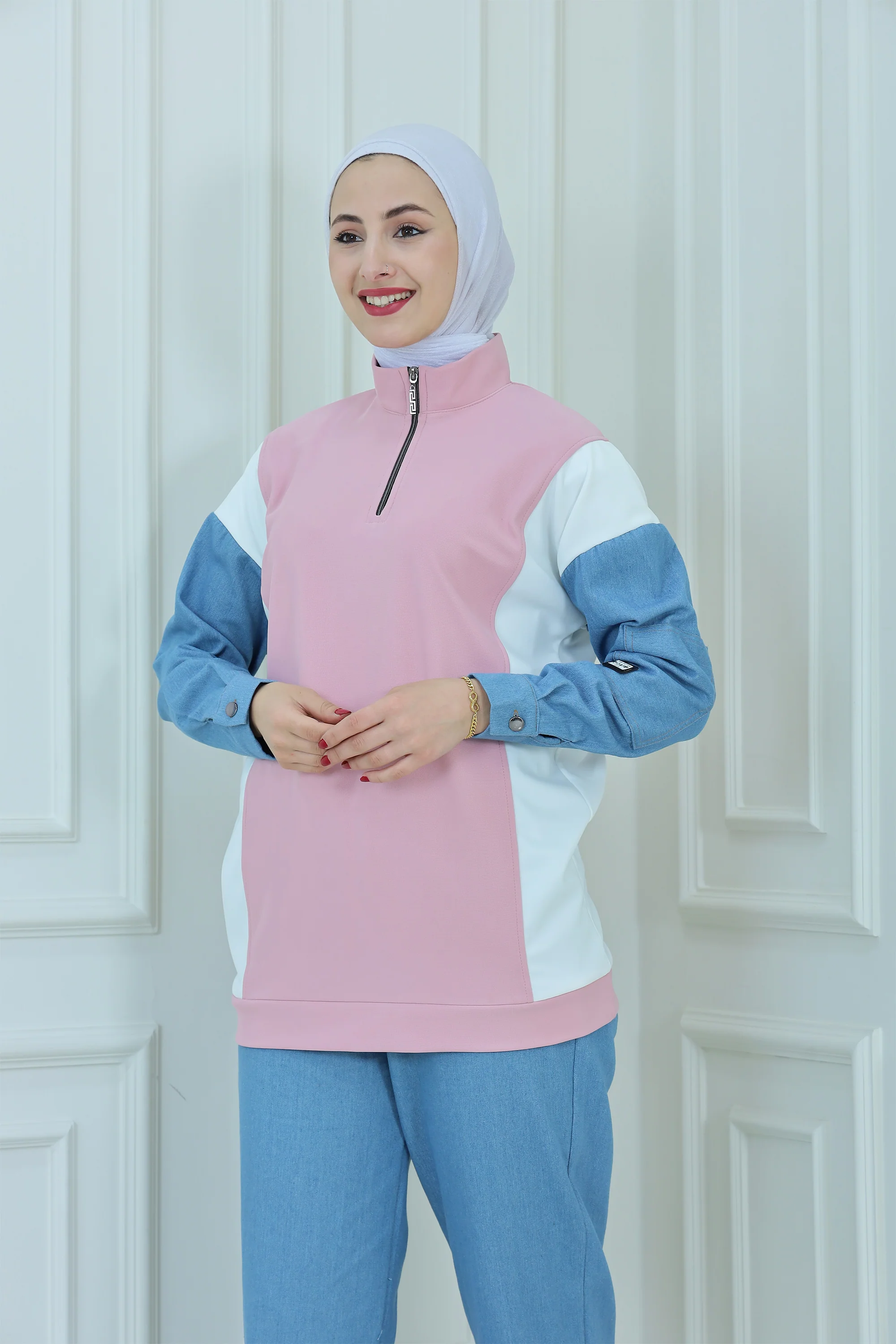 2-pcs Jeans Tracksuit