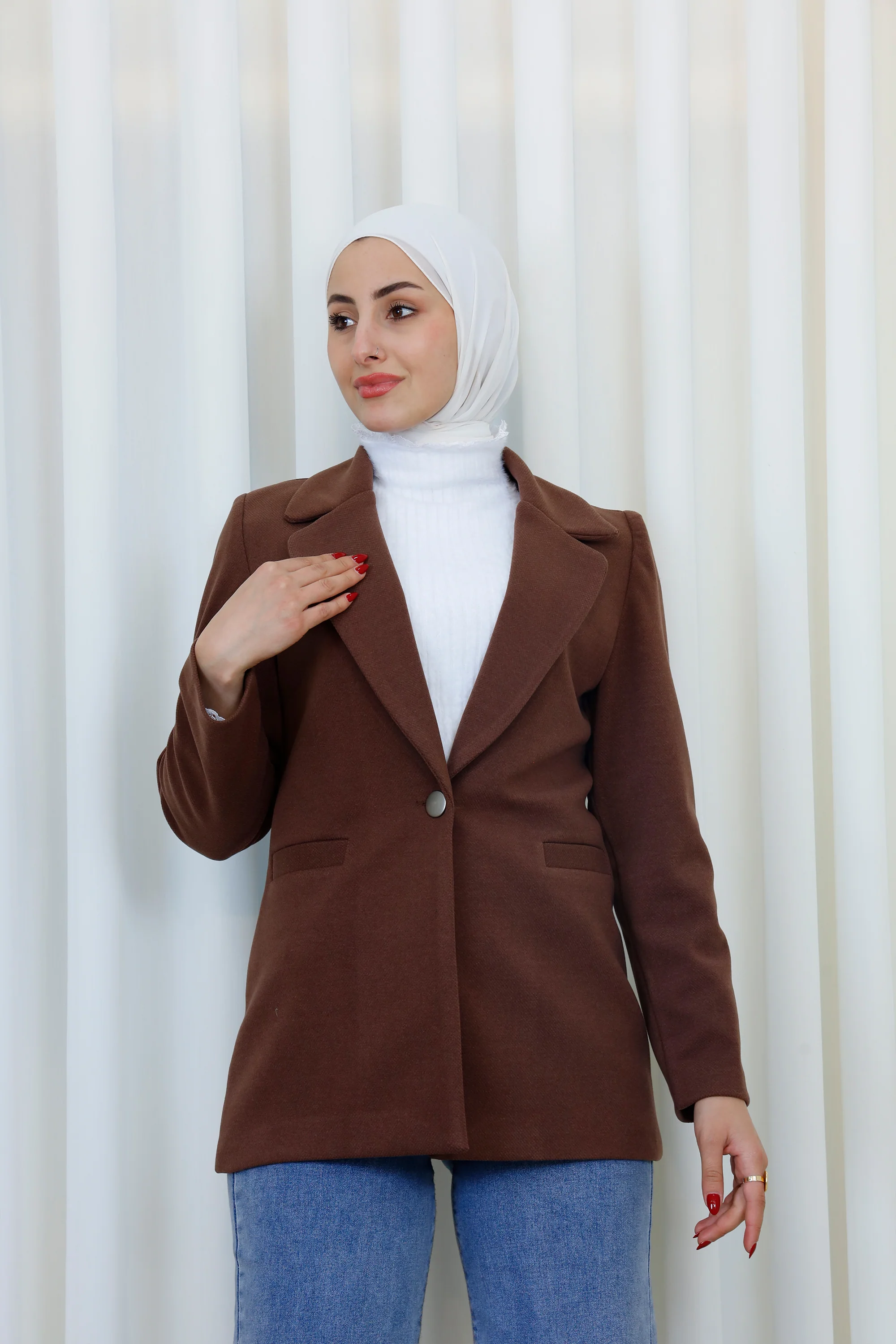 Women��s Tailored Blazer �C Classic Long-Fit
