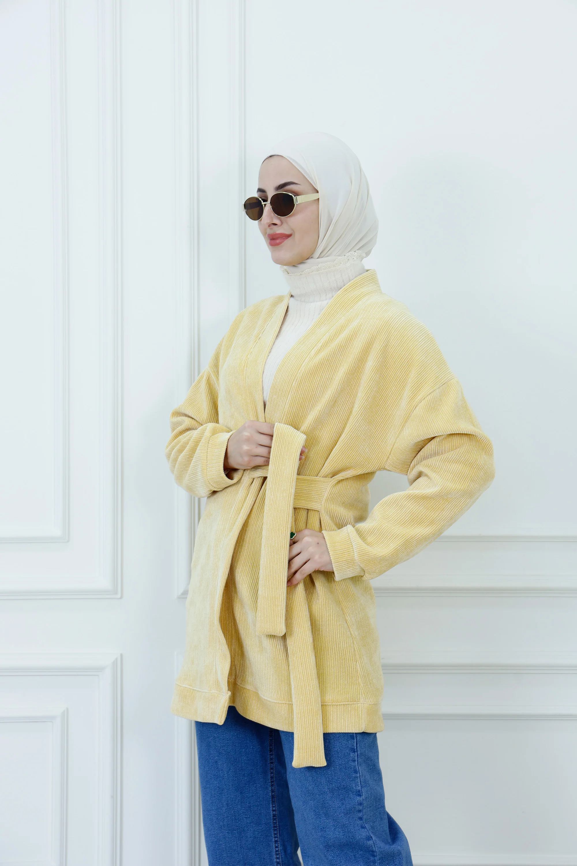 Plush Tie-Waist Cardigan