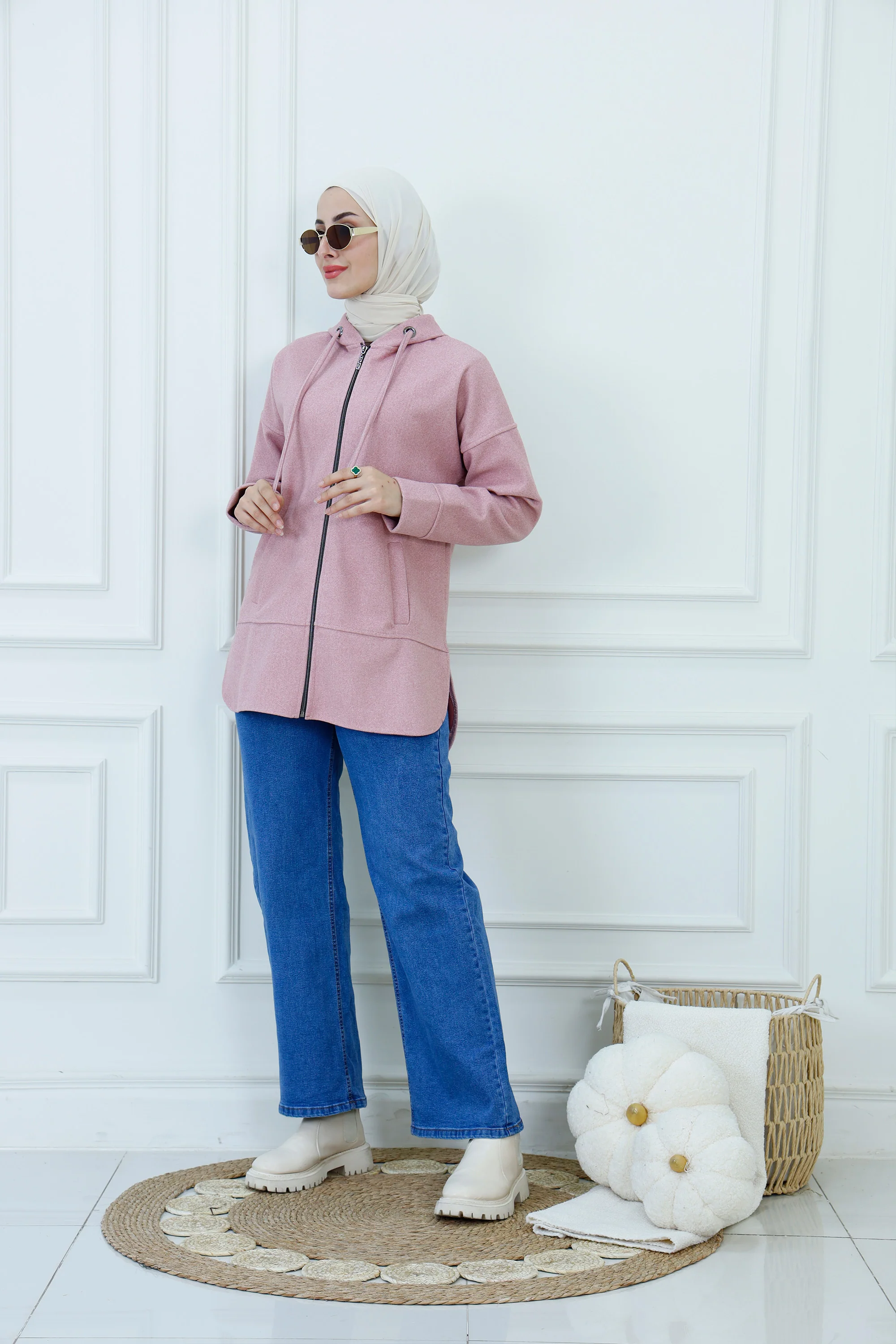 The Effortless Zip-Up Hooded Jacket