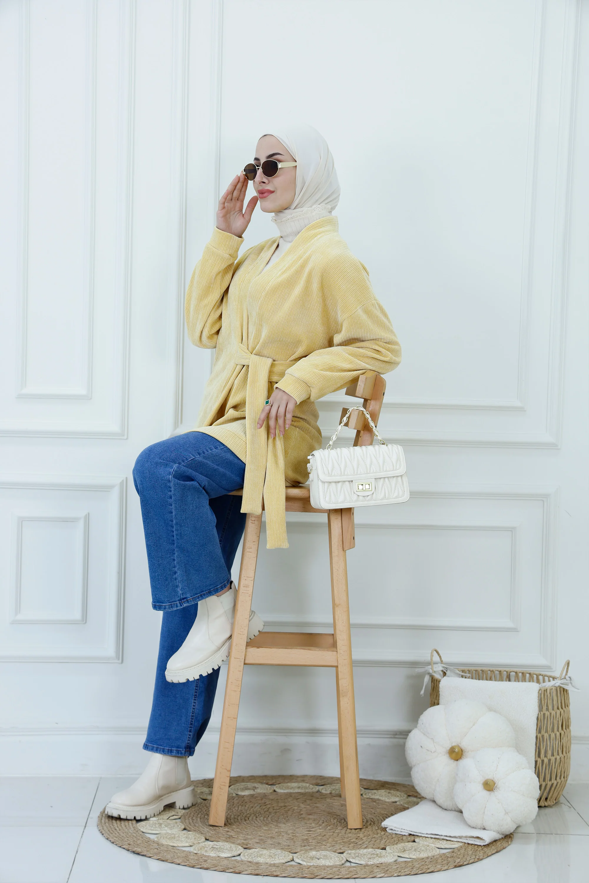 Plush Tie-Waist Cardigan