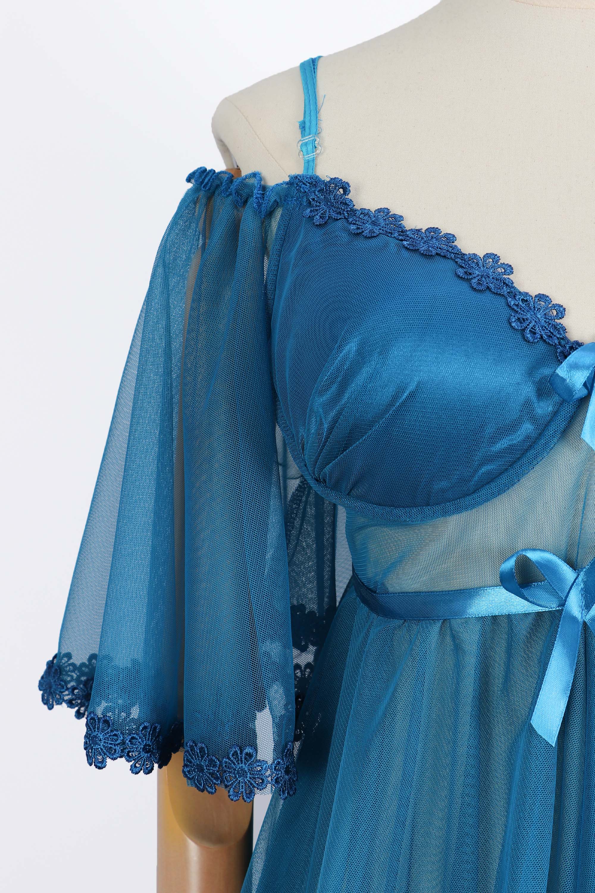 Tulle Sleeves Lingerie