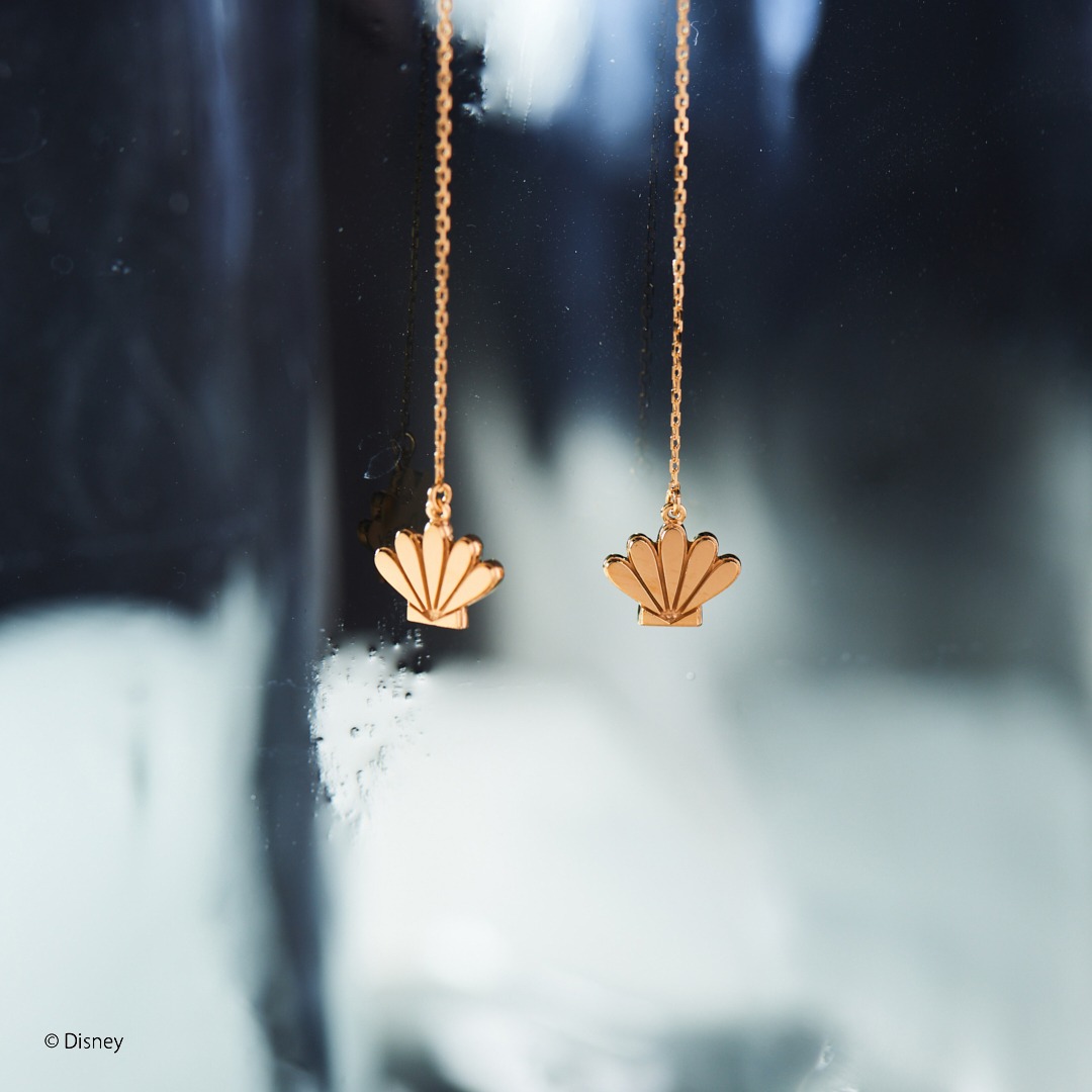 Hawaiian Jewelry [Disney/The Little Mermaid] Shell Design/Earrings