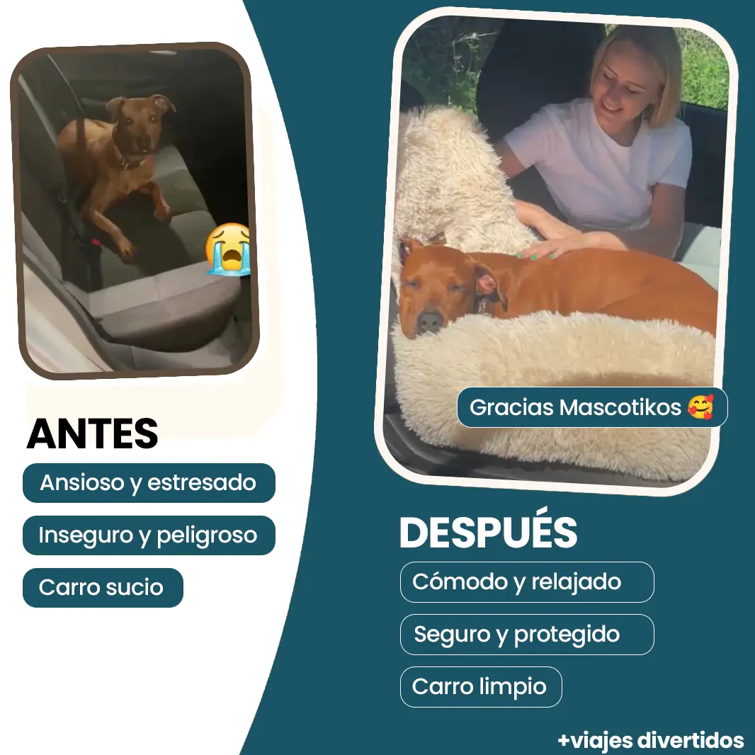 Mascotravel™ Cama Anti-Estrés Para El Auto
