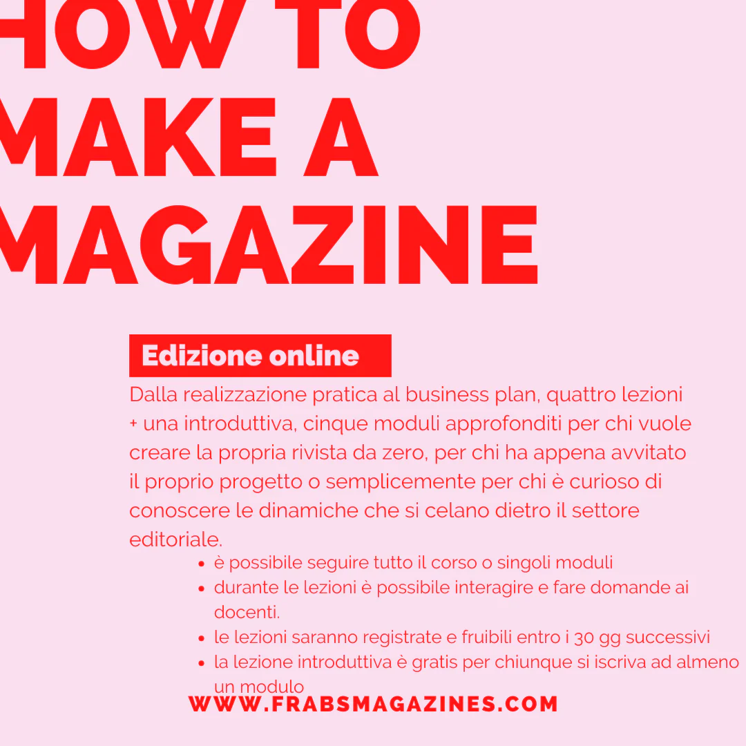 How To Make a Magazine vol.5