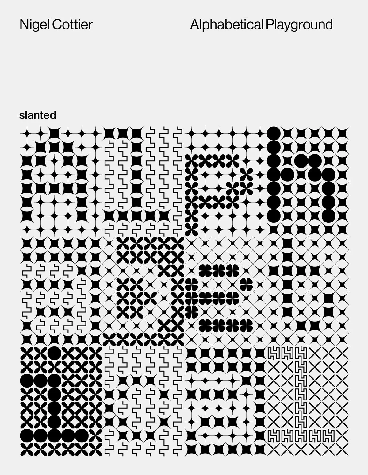 Slanted Alphabetical Playground