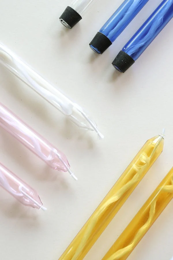 Candele in vetro Studio About