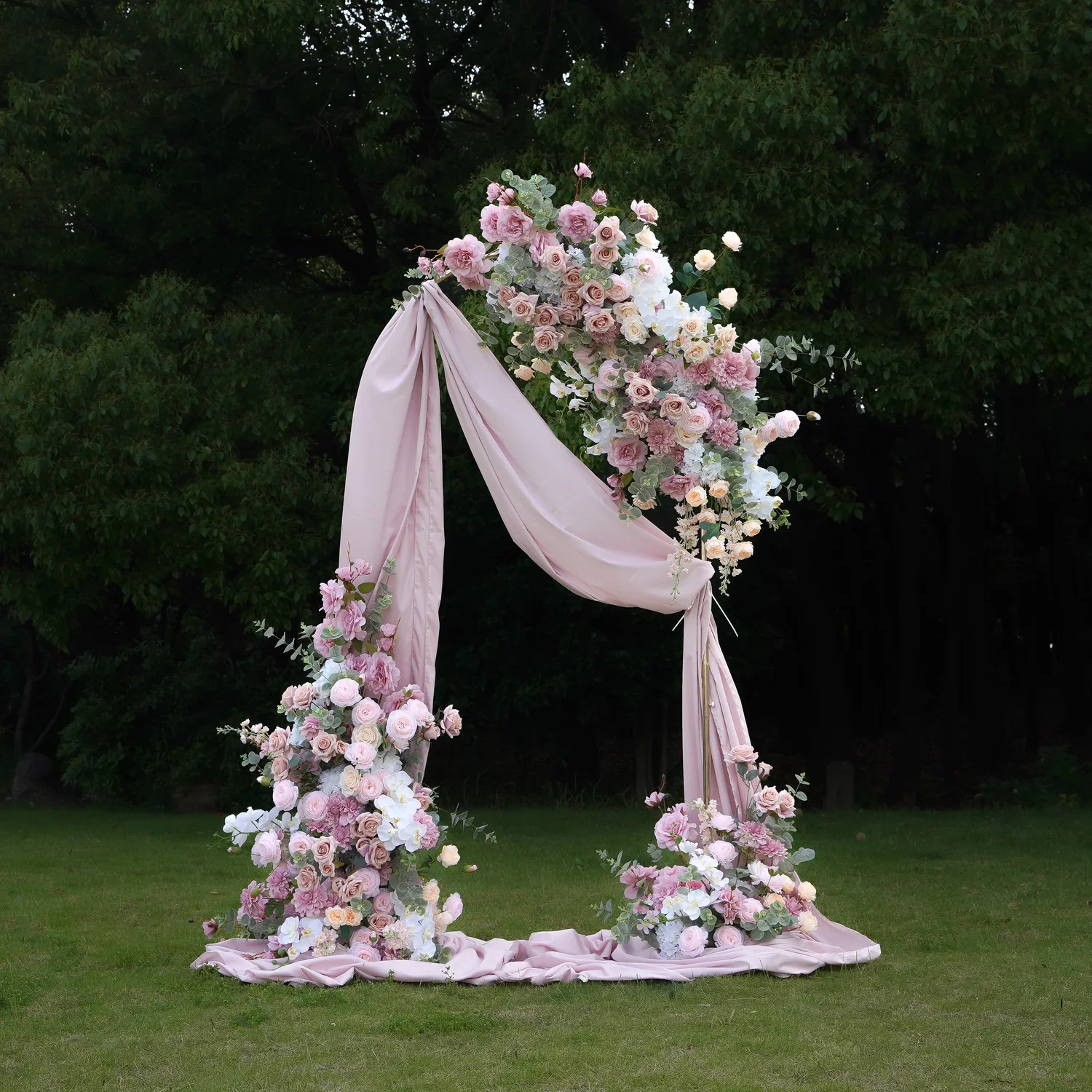 Porsha floral arch freestanding