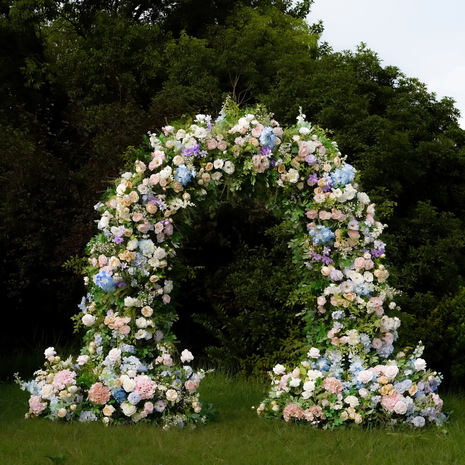 April floral arch freestanding