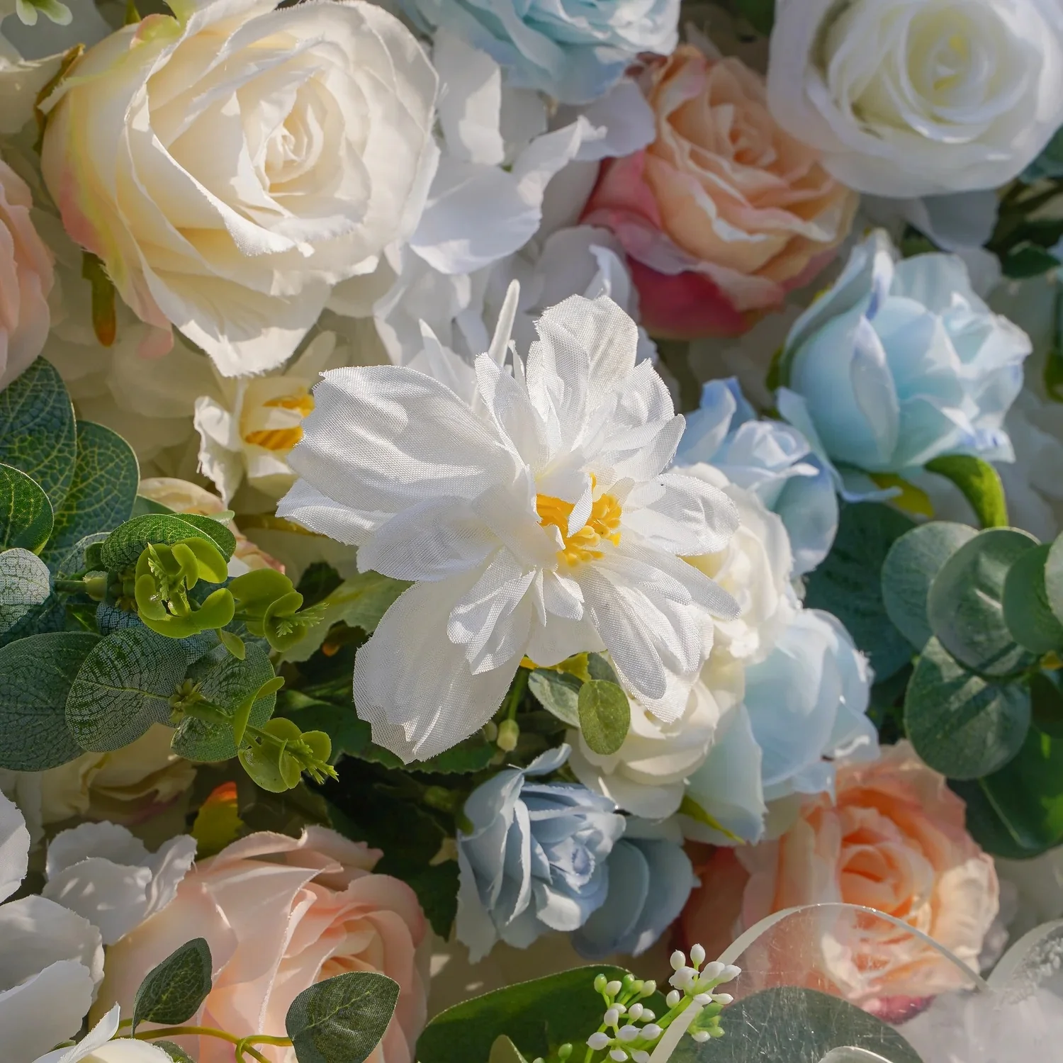 Deluxe 5D “Penny” flower wall cloth back