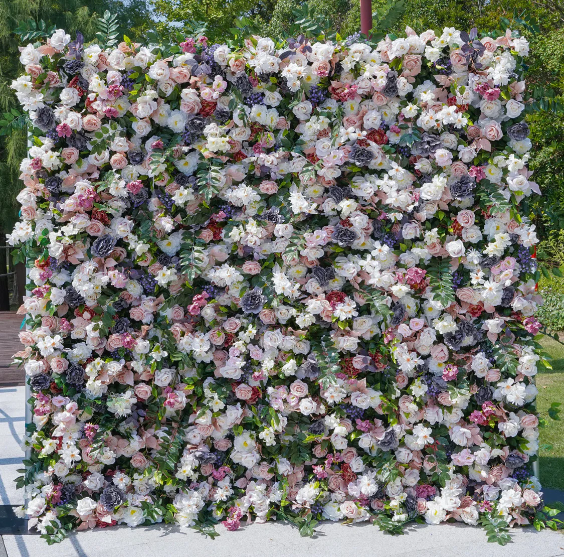 Deluxe 5D “Bella” flower wall cloth back