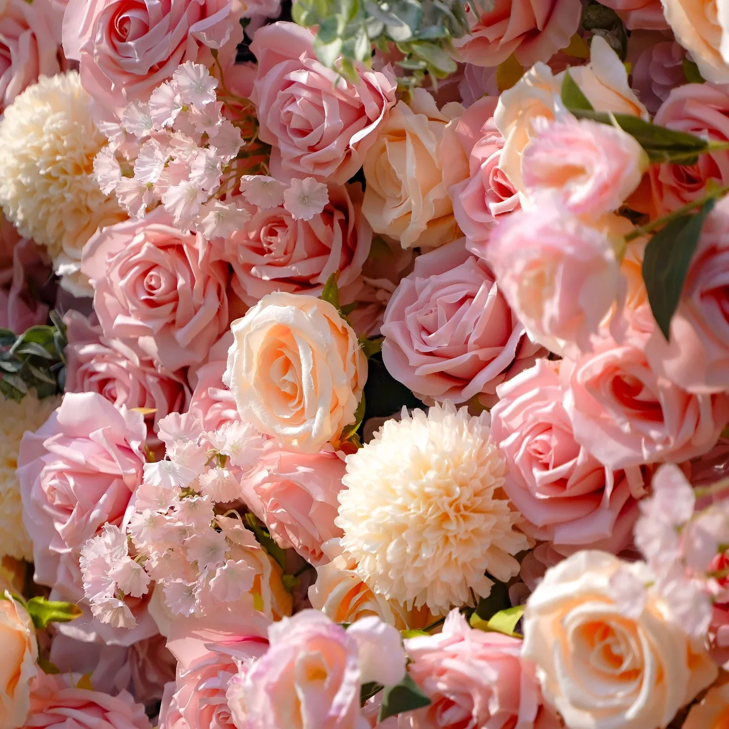 Deluxe 5D “Birgitte” flower wall cloth back