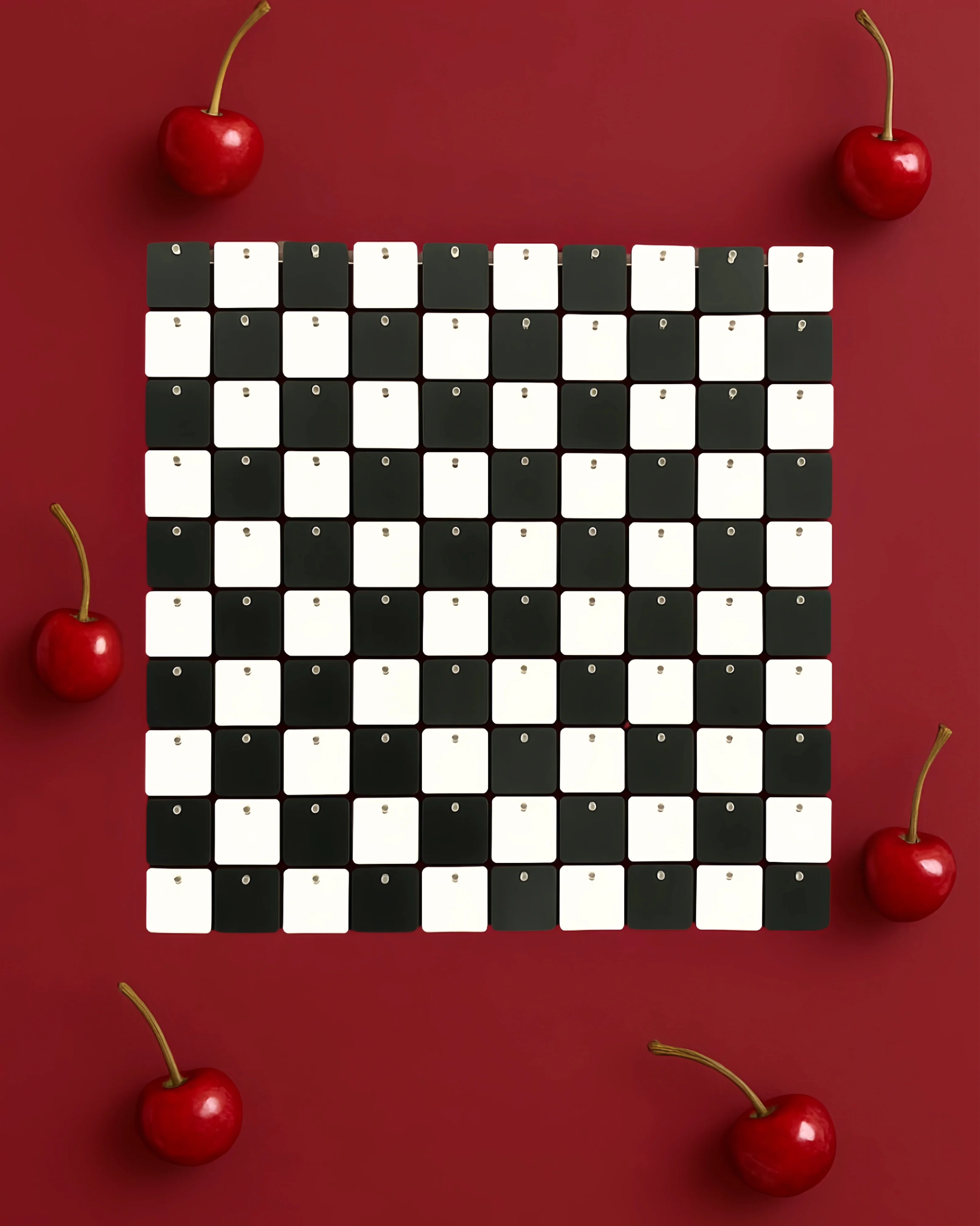 NEW black & white checkered sequin wall panels