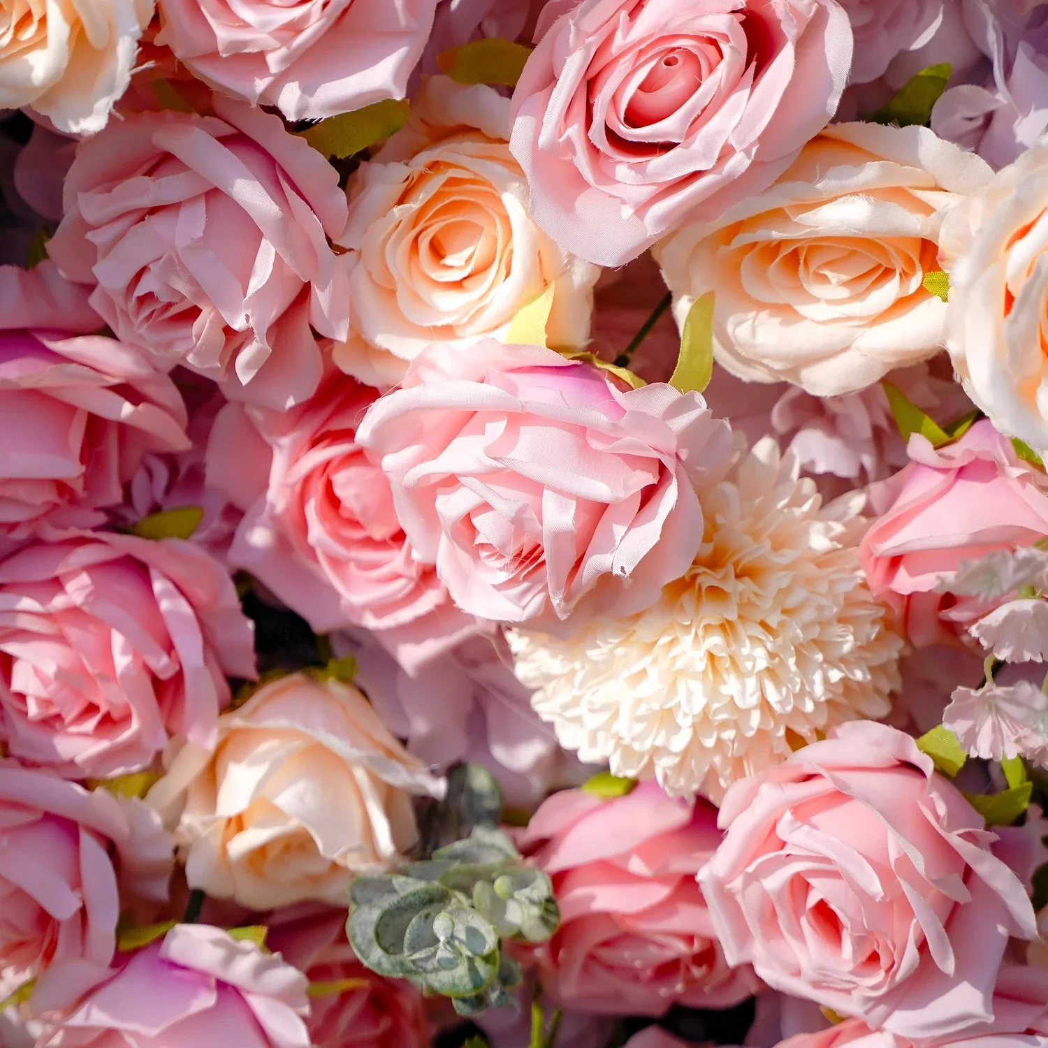 Deluxe 5D “Birgitte” flower wall cloth back