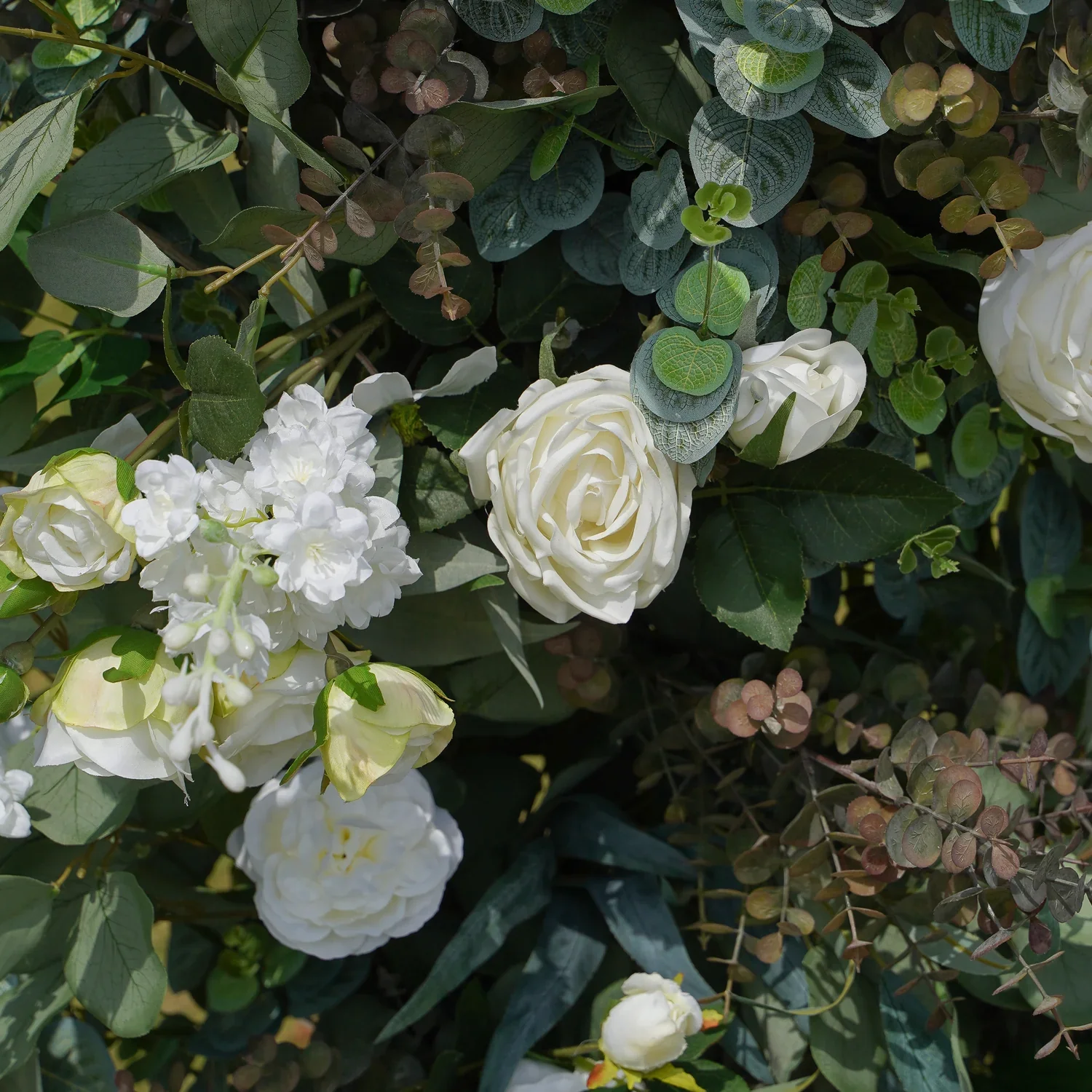 Pearl floral arch freestanding