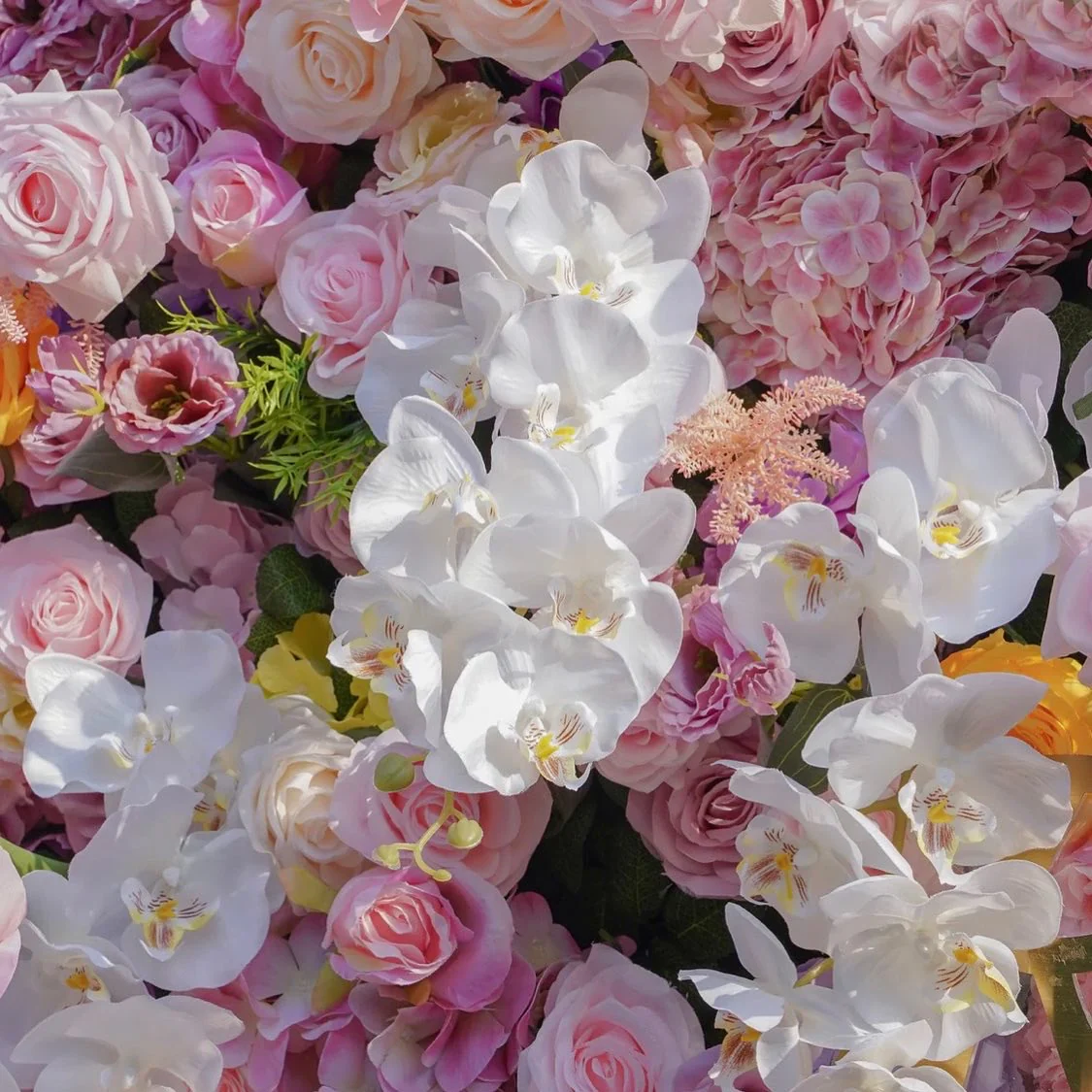 Deluxe 5D “Elizabeth” flower wall cloth back