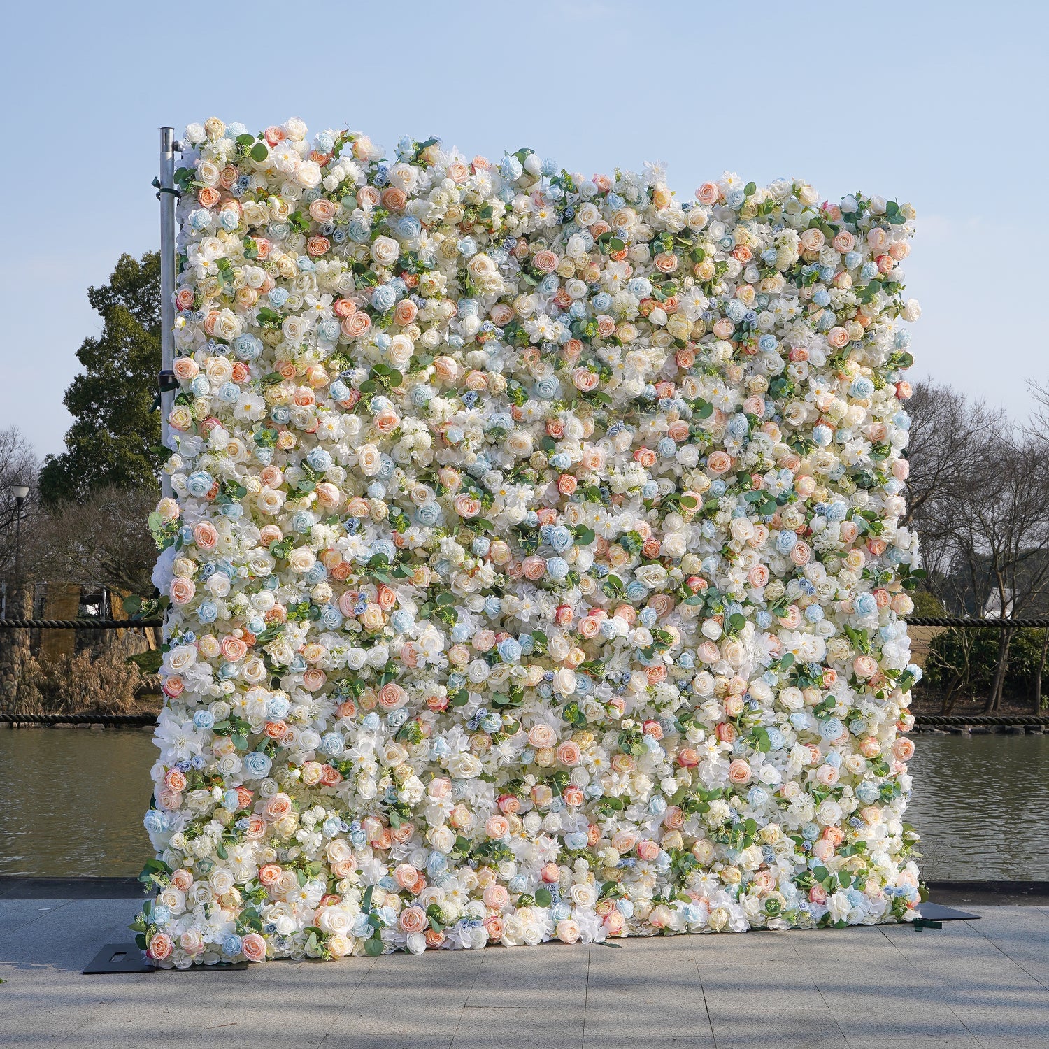 Deluxe 5D “Penny” flower wall cloth back