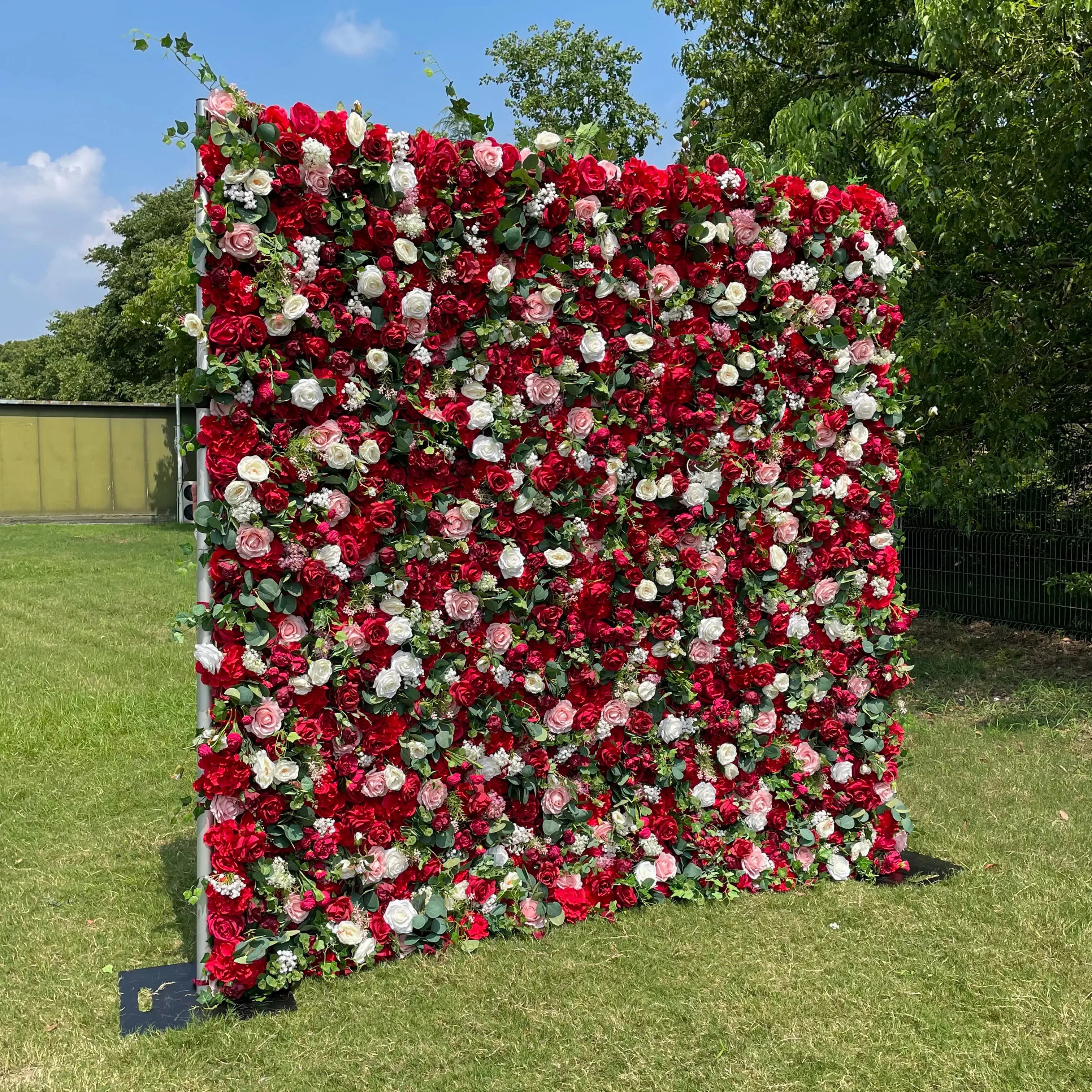 Deluxe 5D “Hazel” flower wall cloth back
