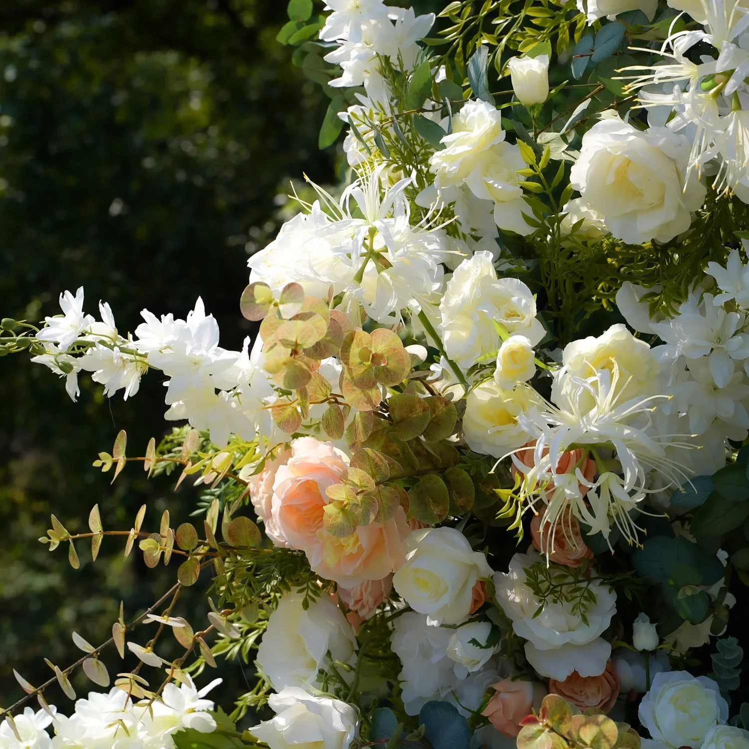 Verity floral arch freestanding