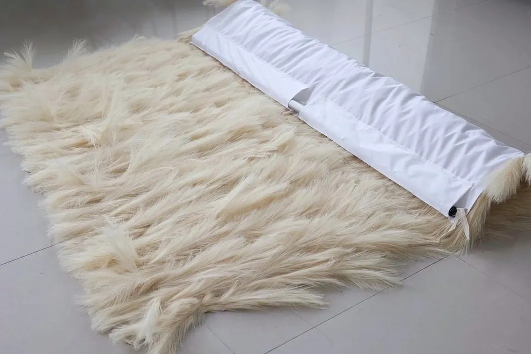 Deluxe 5D Faux pampas wall cloth back