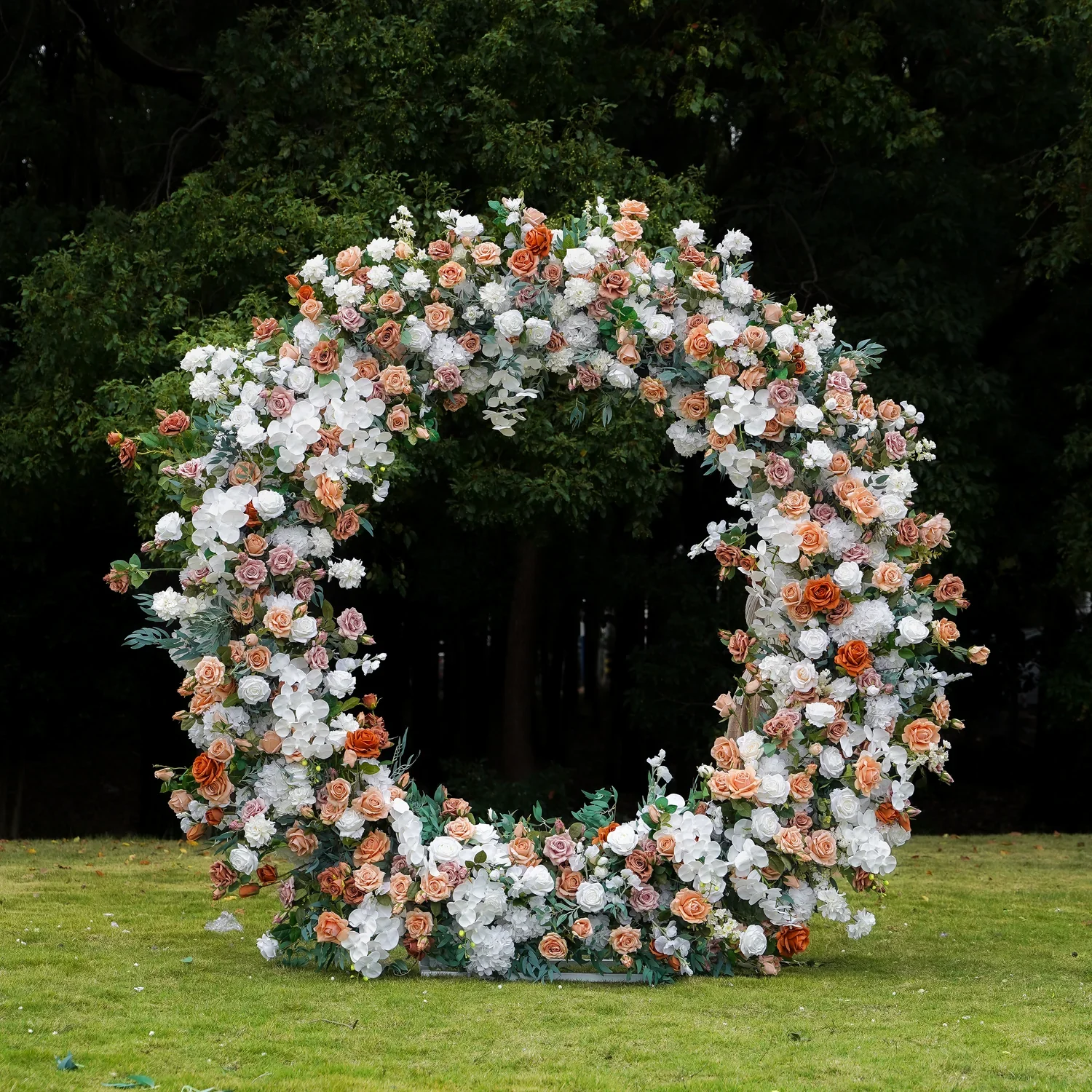 Maggie floral arch freestanding