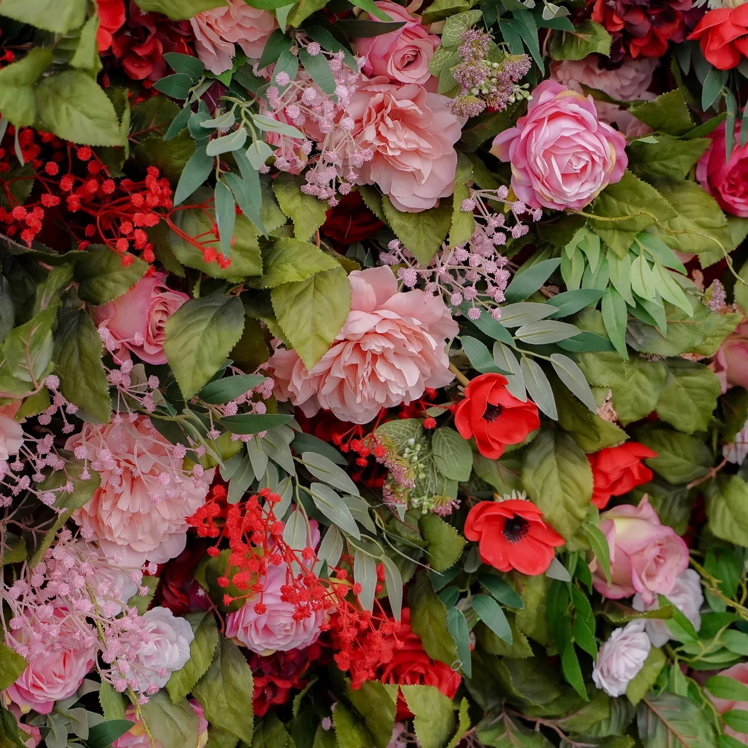 Deluxe 5D “Juni” flower wall cloth back