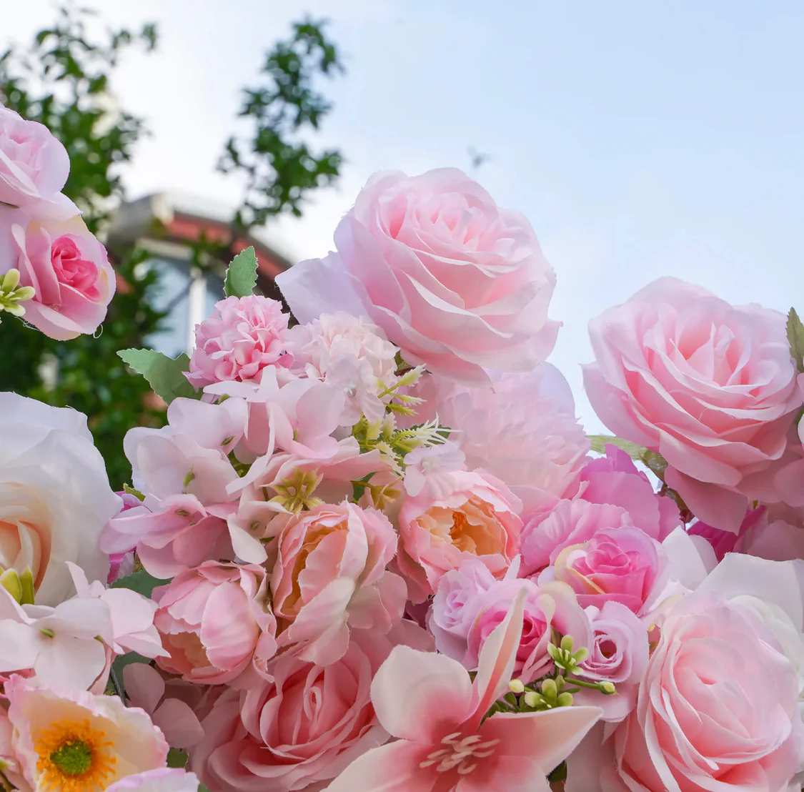 Deluxe 5D “Aria” flower wall cloth back