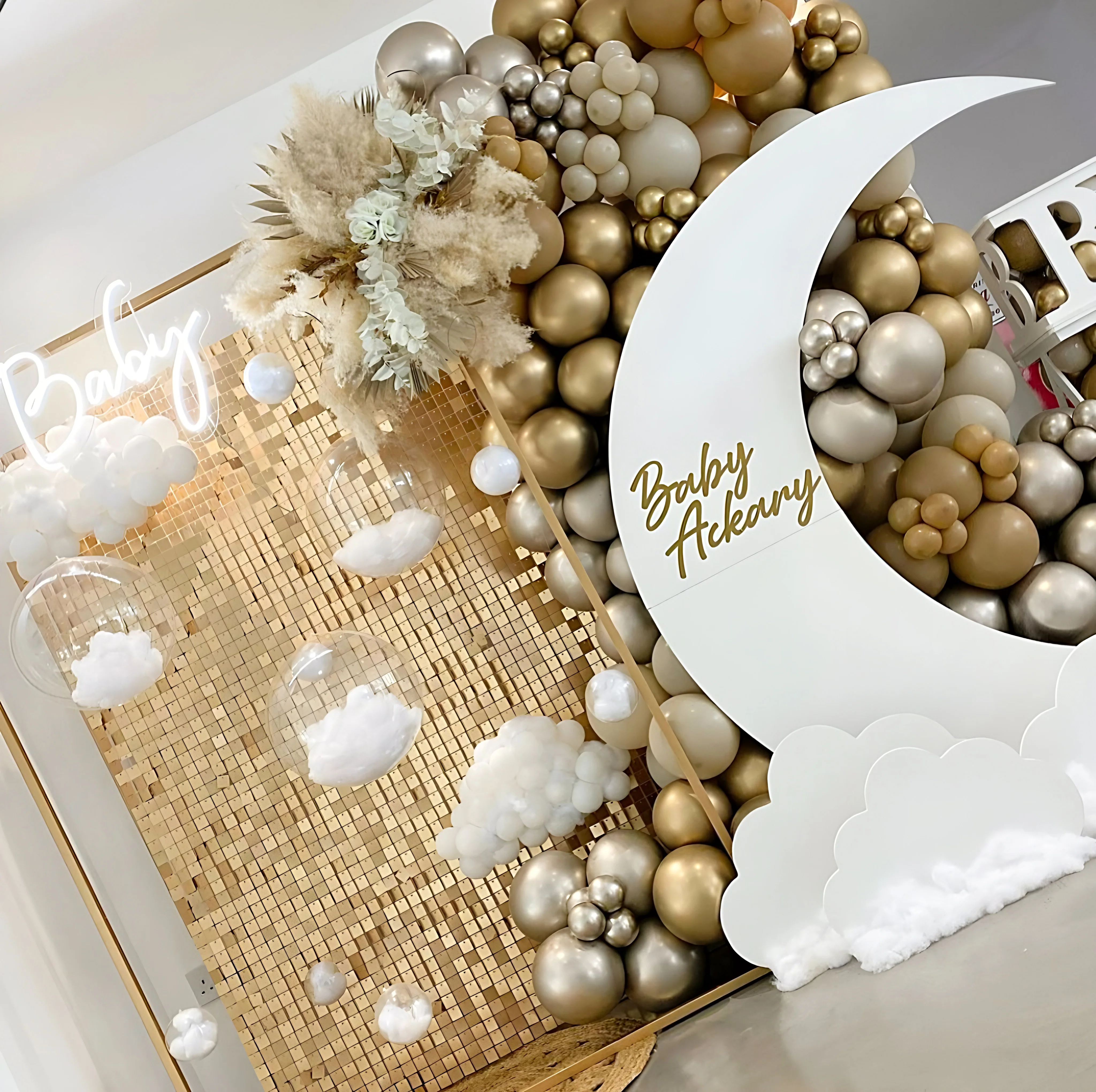 Mini sequin wall 210 cm x 120cm 28 panels