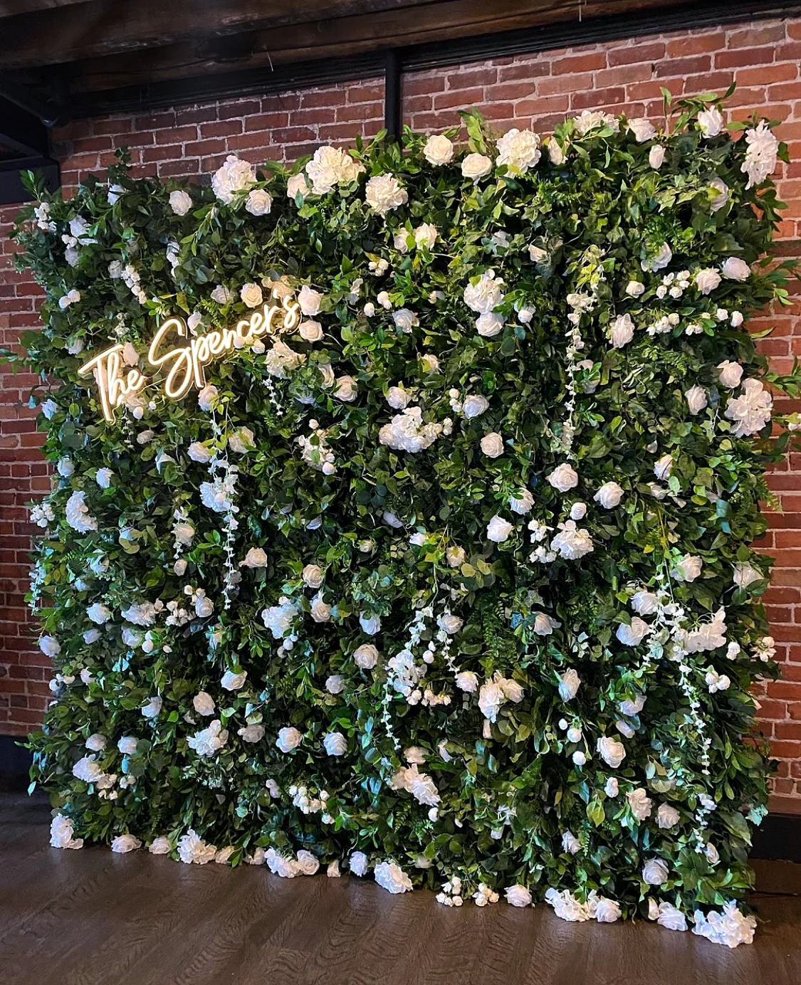 Deluxe 5D “Jasmine” flower wall cloth back