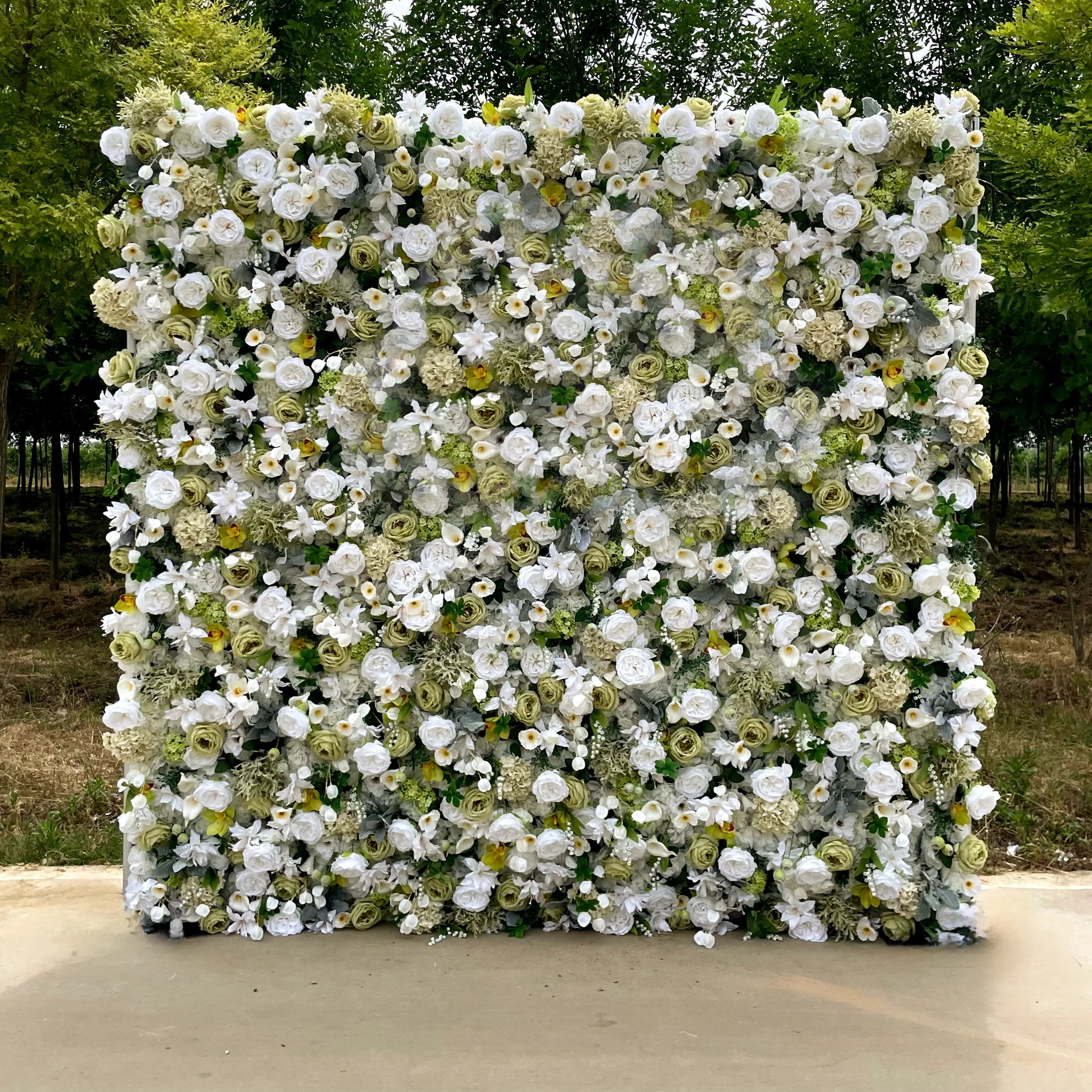 Deluxe 5D “Victoria” flower wall cloth back