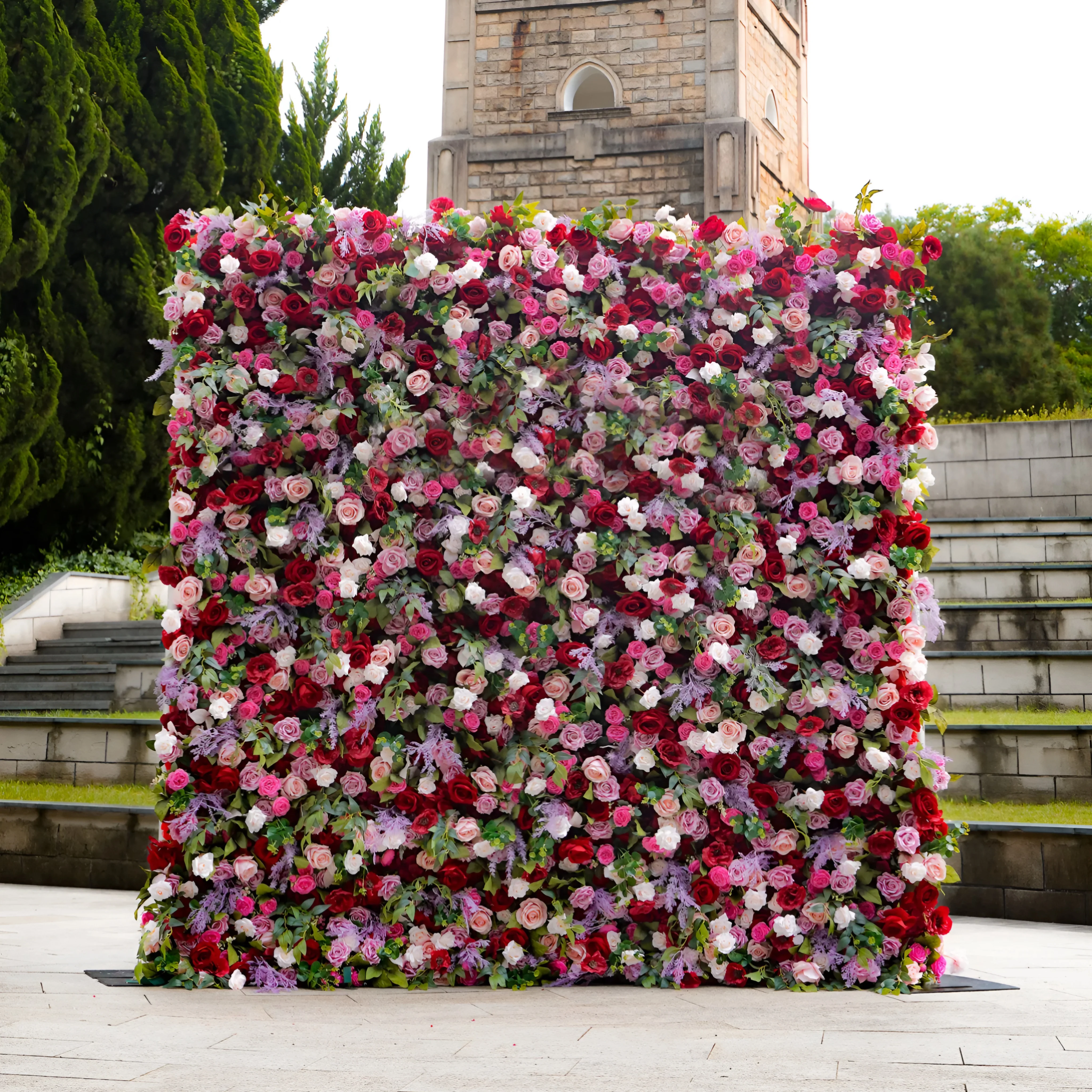 Premium 5D “Dulcie” flower wall cloth back