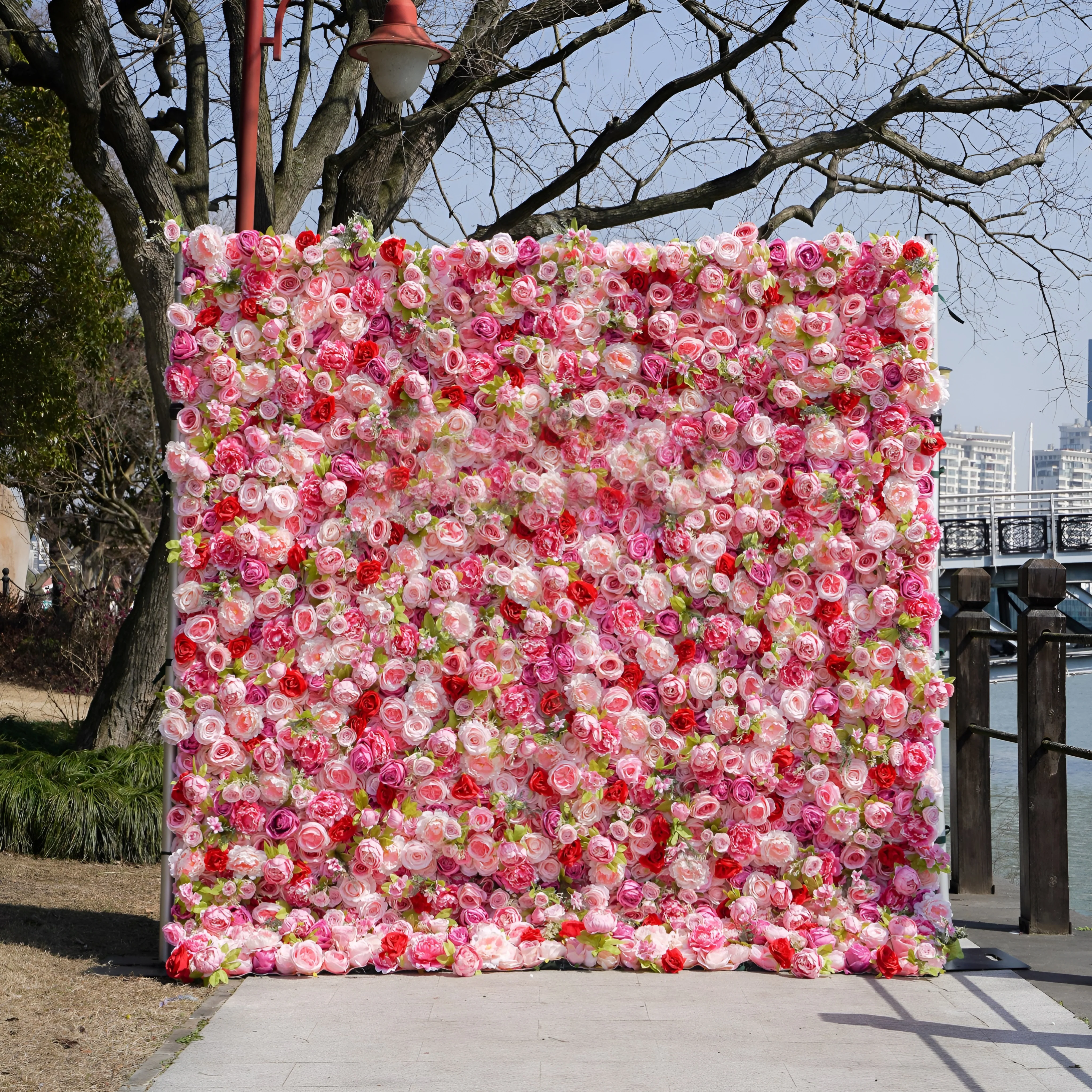 Premium 5D “Maeve” flower wall cloth back