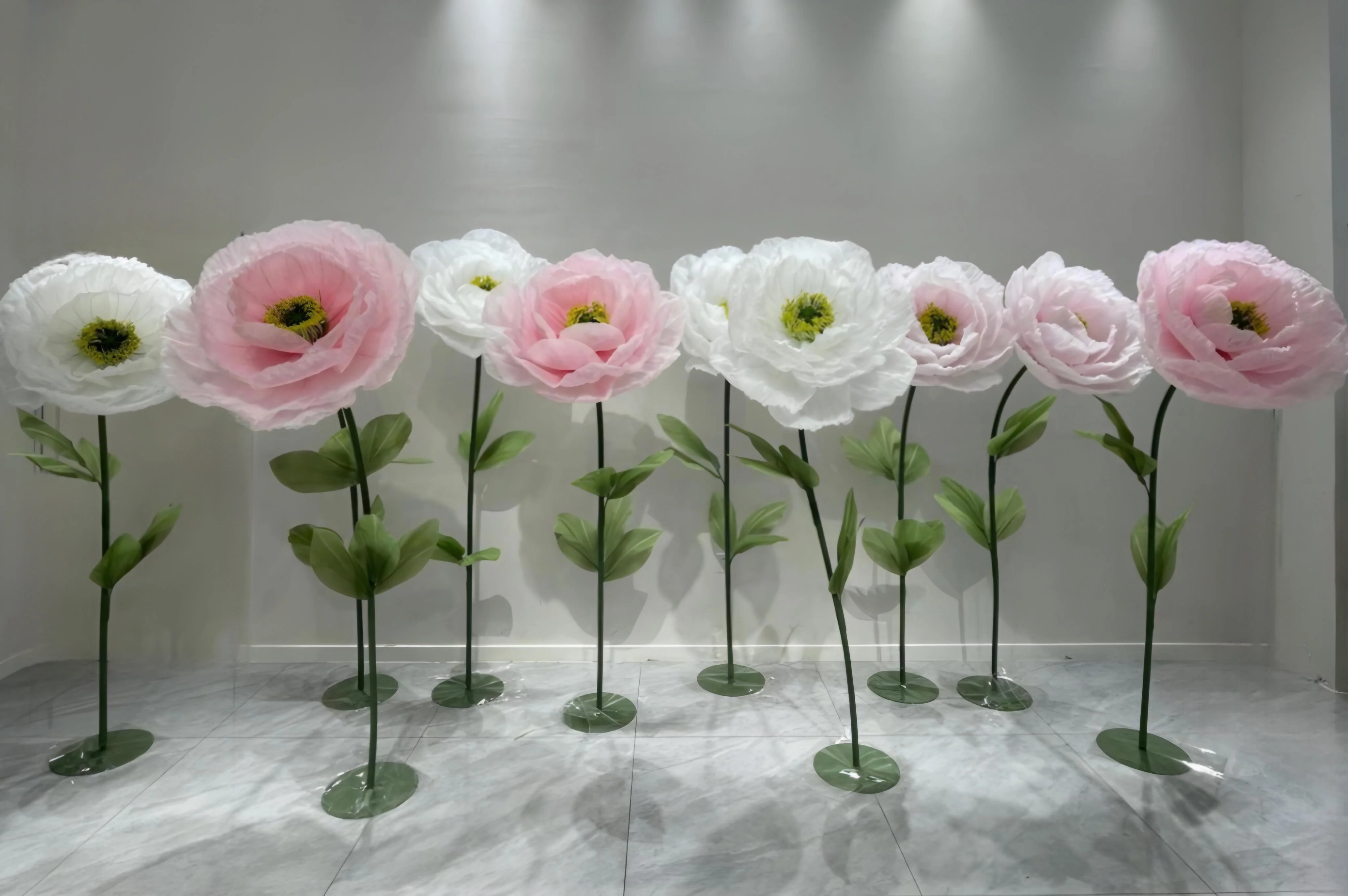 Pink or white Giant organza flower