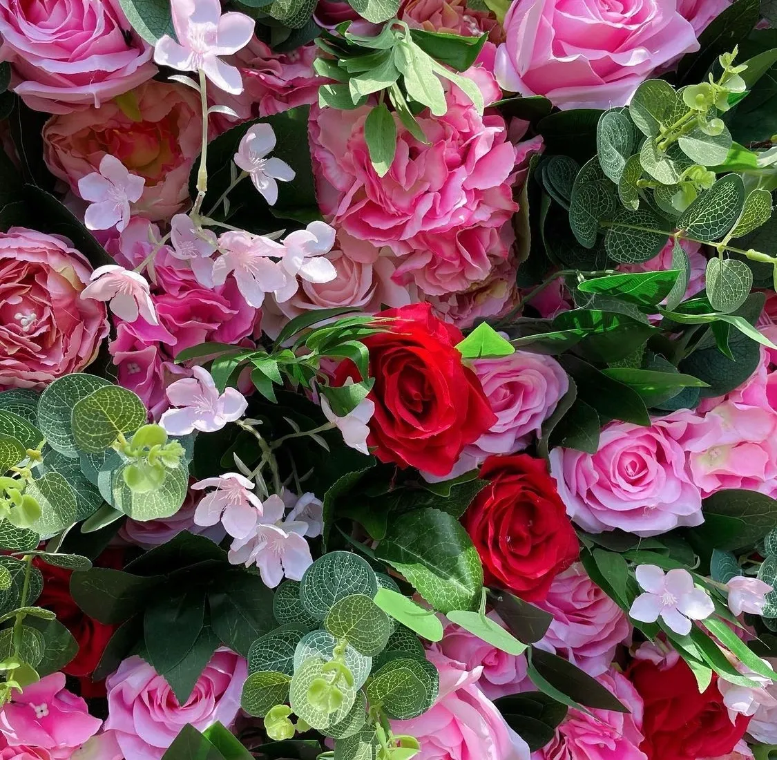 Deluxe 5D “Julia” flower wall cloth back