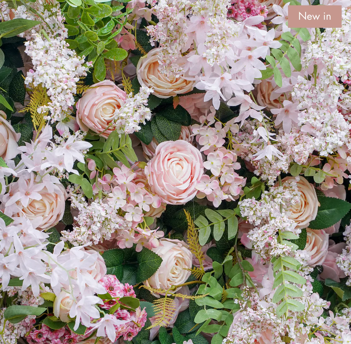 Deluxe 5D “Harper” flower wall cloth back