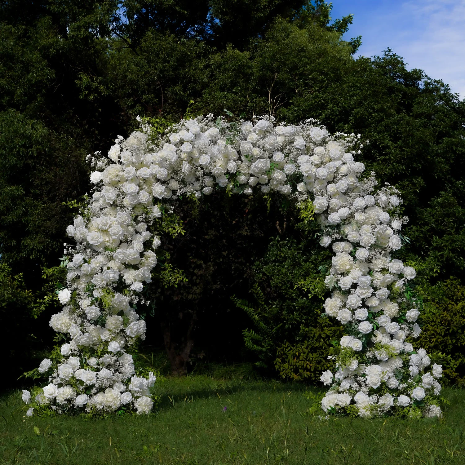 Izzy floral arch freestanding