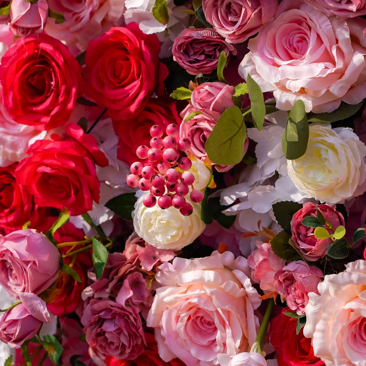 Deluxe 5D “Alisha” flower wall cloth back