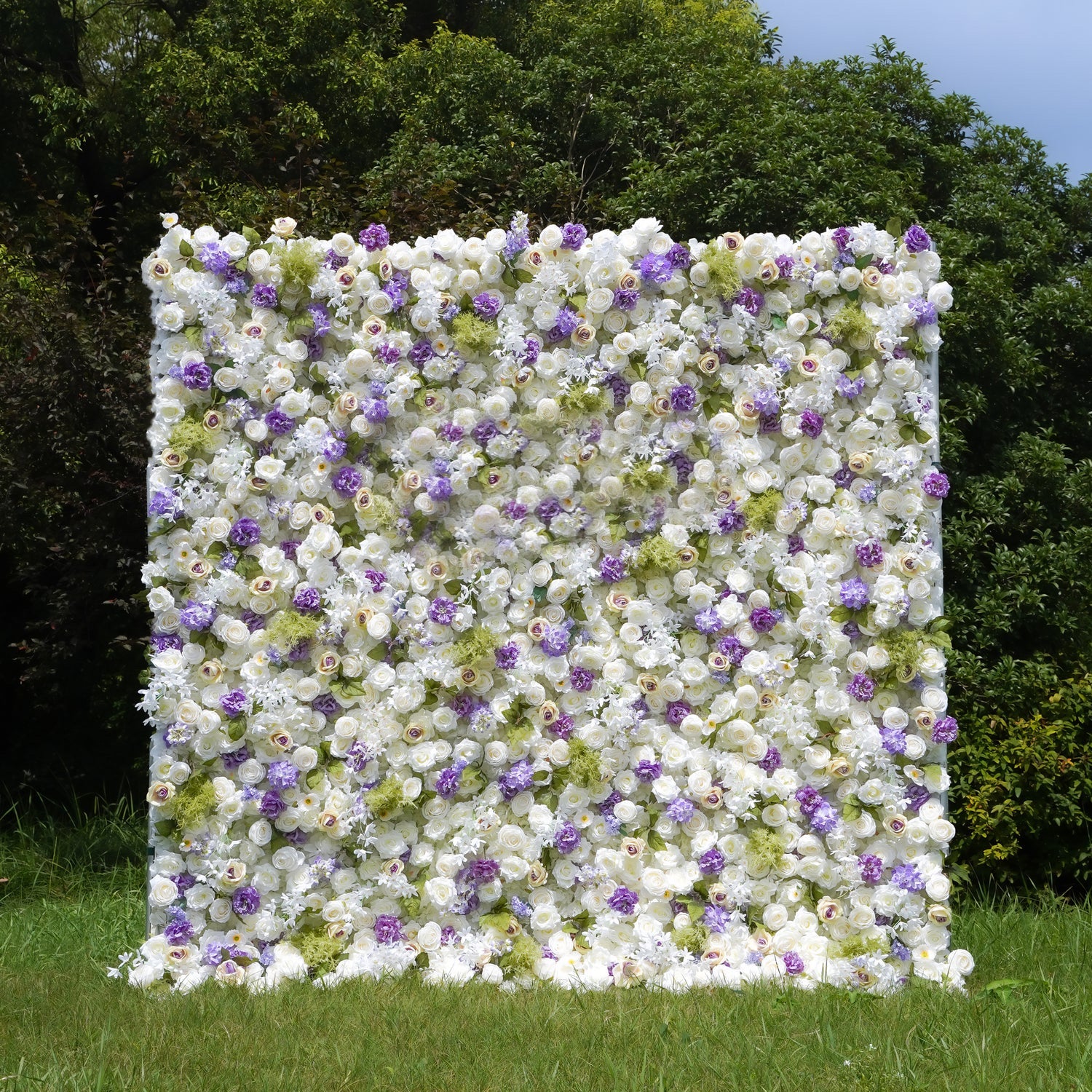 Deluxe 5D “Charlene” flower wall cloth back