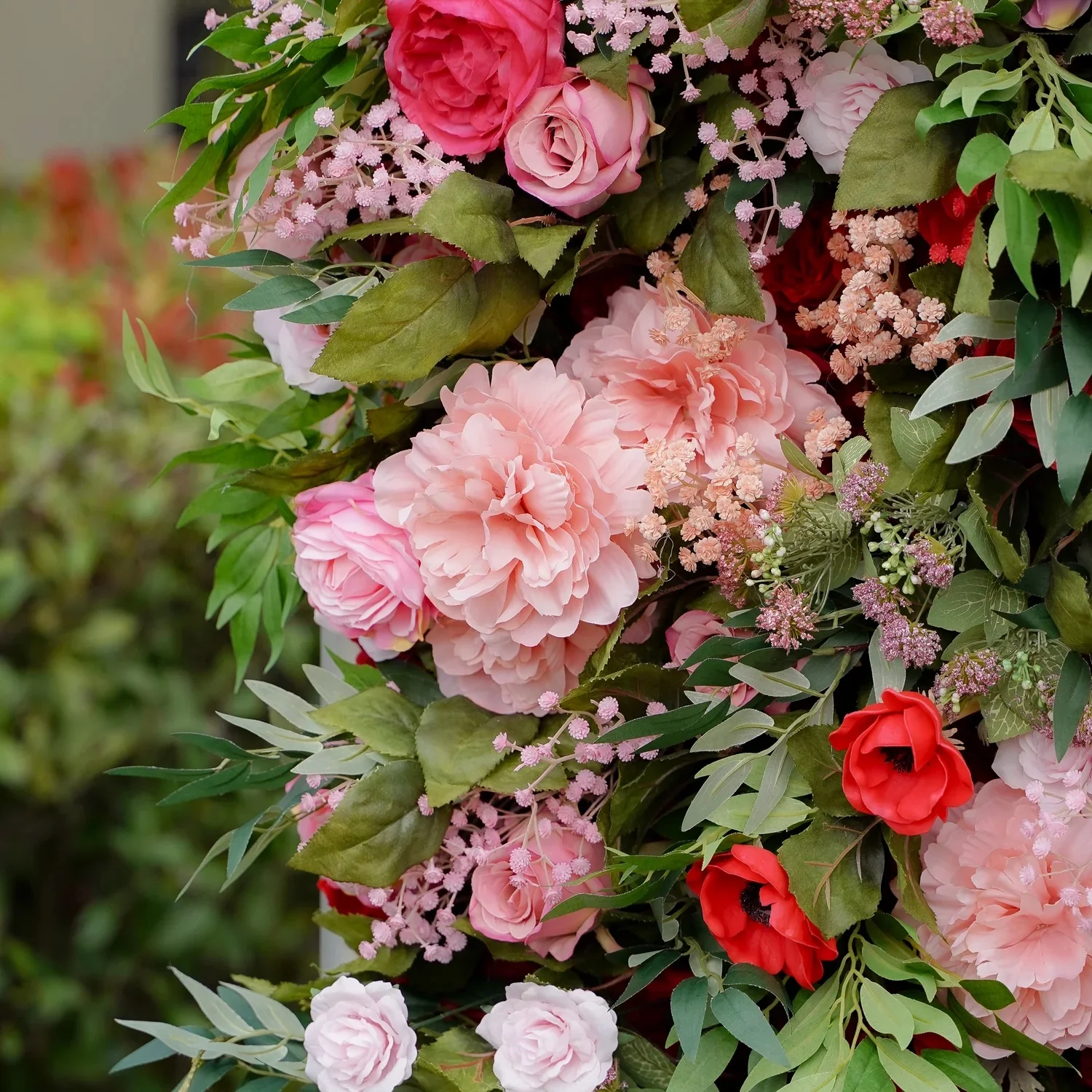 Deluxe 5D “Juni” flower wall cloth back