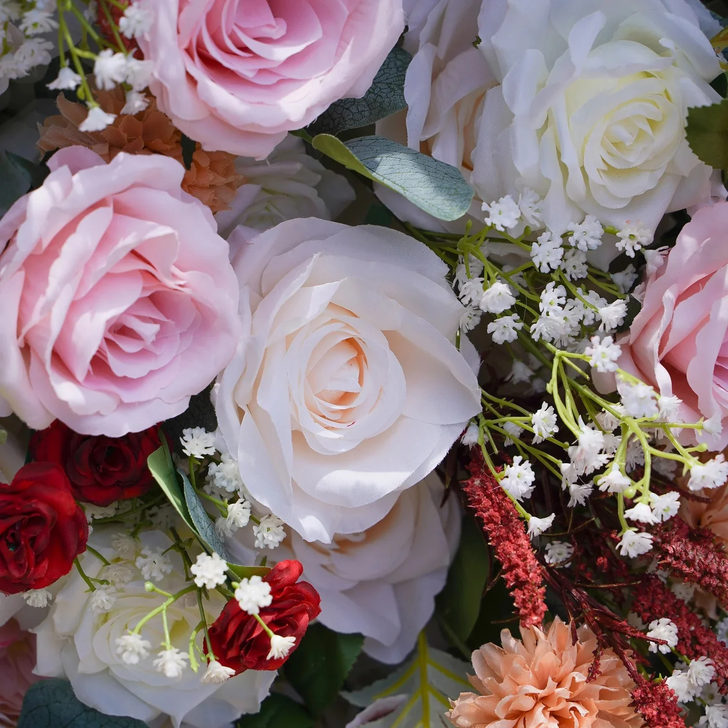 Deluxe 5D “Mila” flower wall cloth back