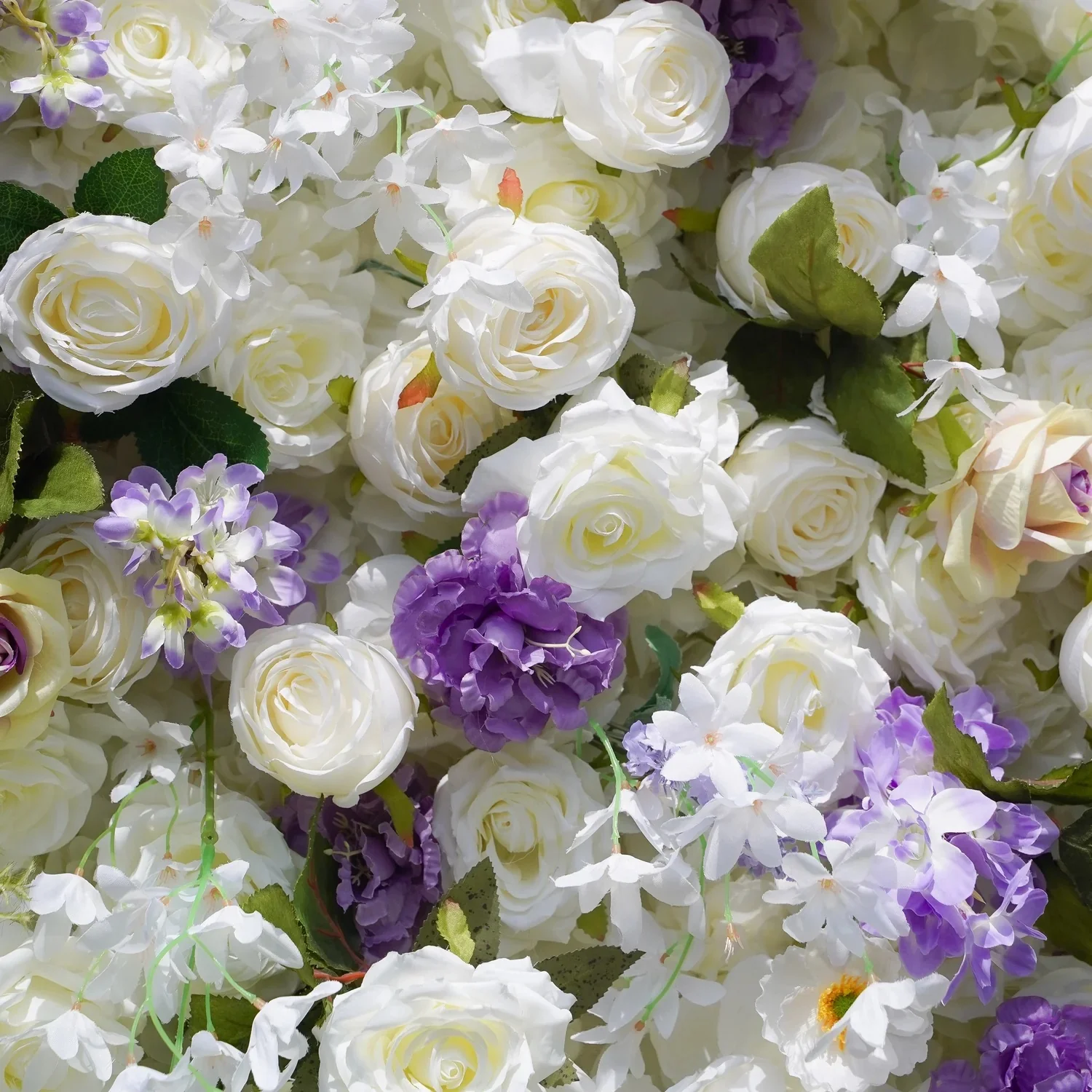 Deluxe 5D “Charlene” flower wall cloth back