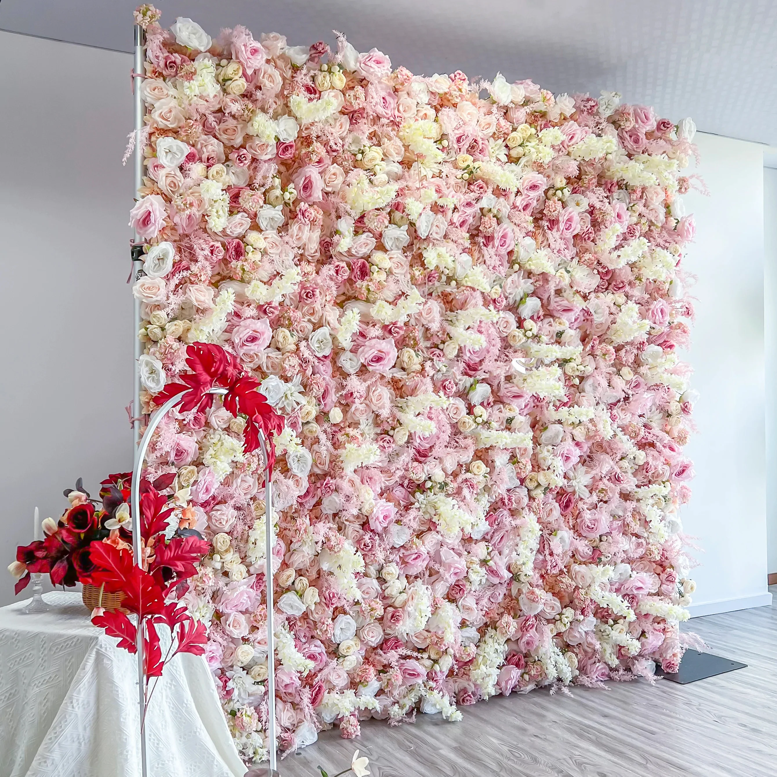 Deluxe 5D “Grace” flower wall cloth back