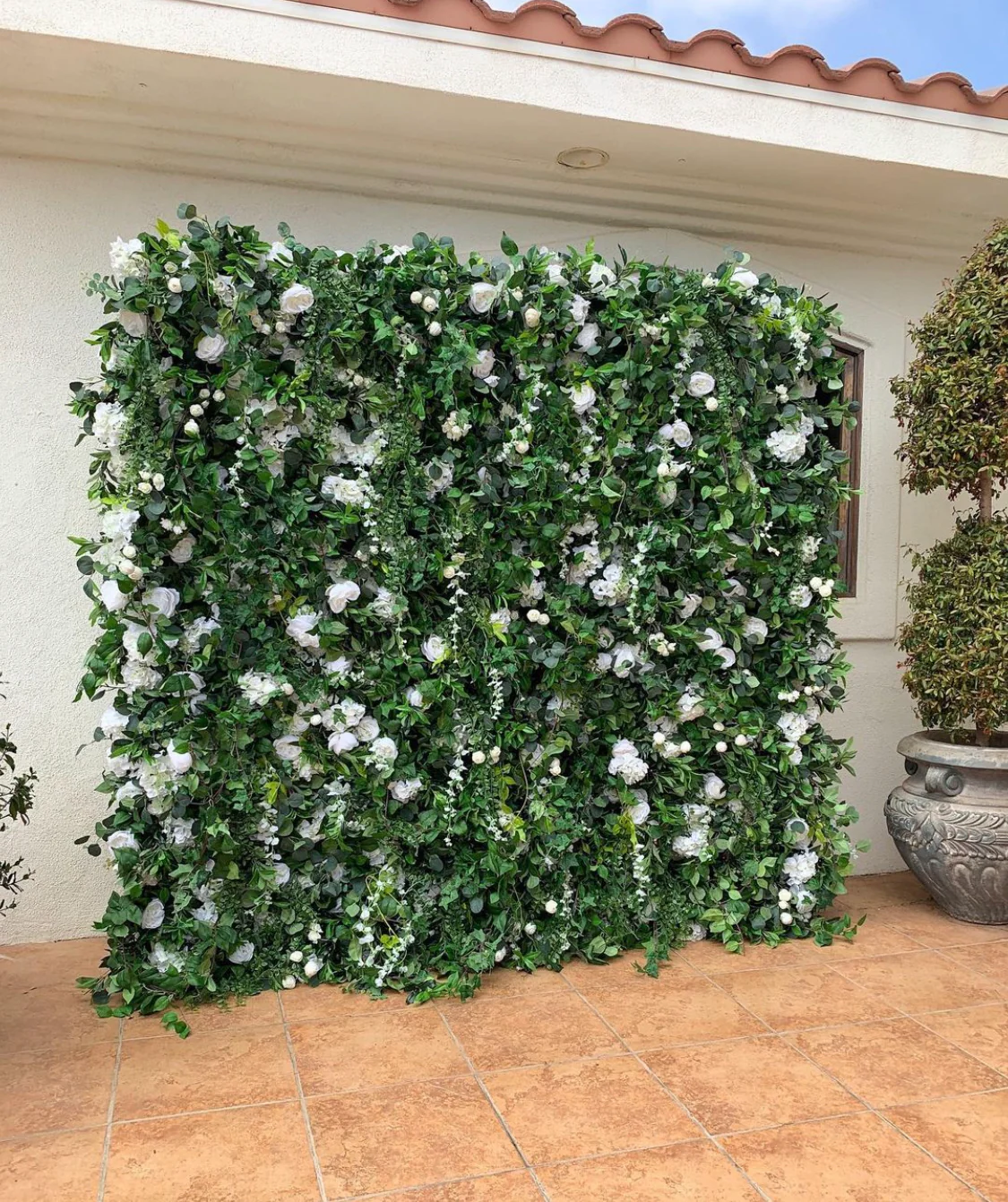 Deluxe 5D “Jasmine” flower wall cloth back