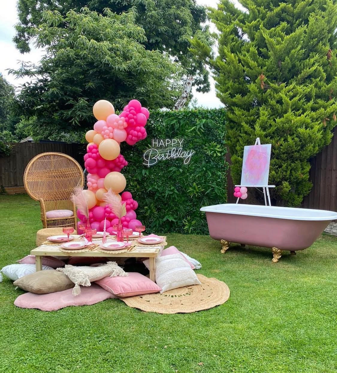 Jungle foliage wall cloth back